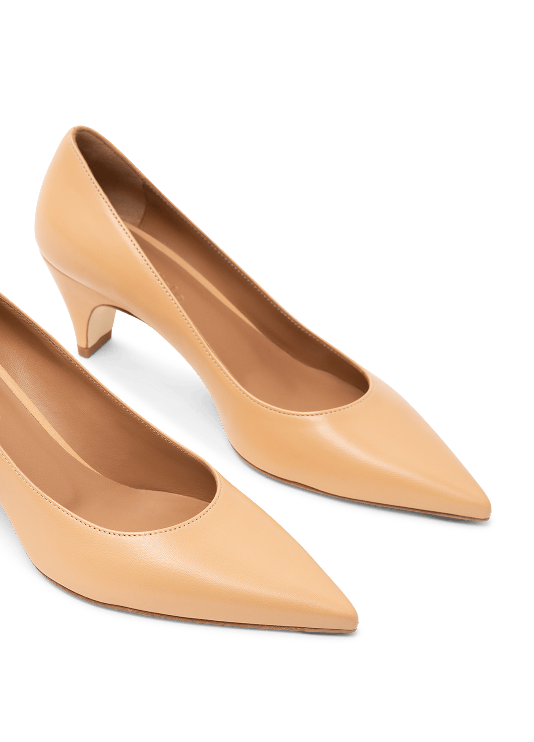 Escarpins roka en nappa PARALLELE Beige