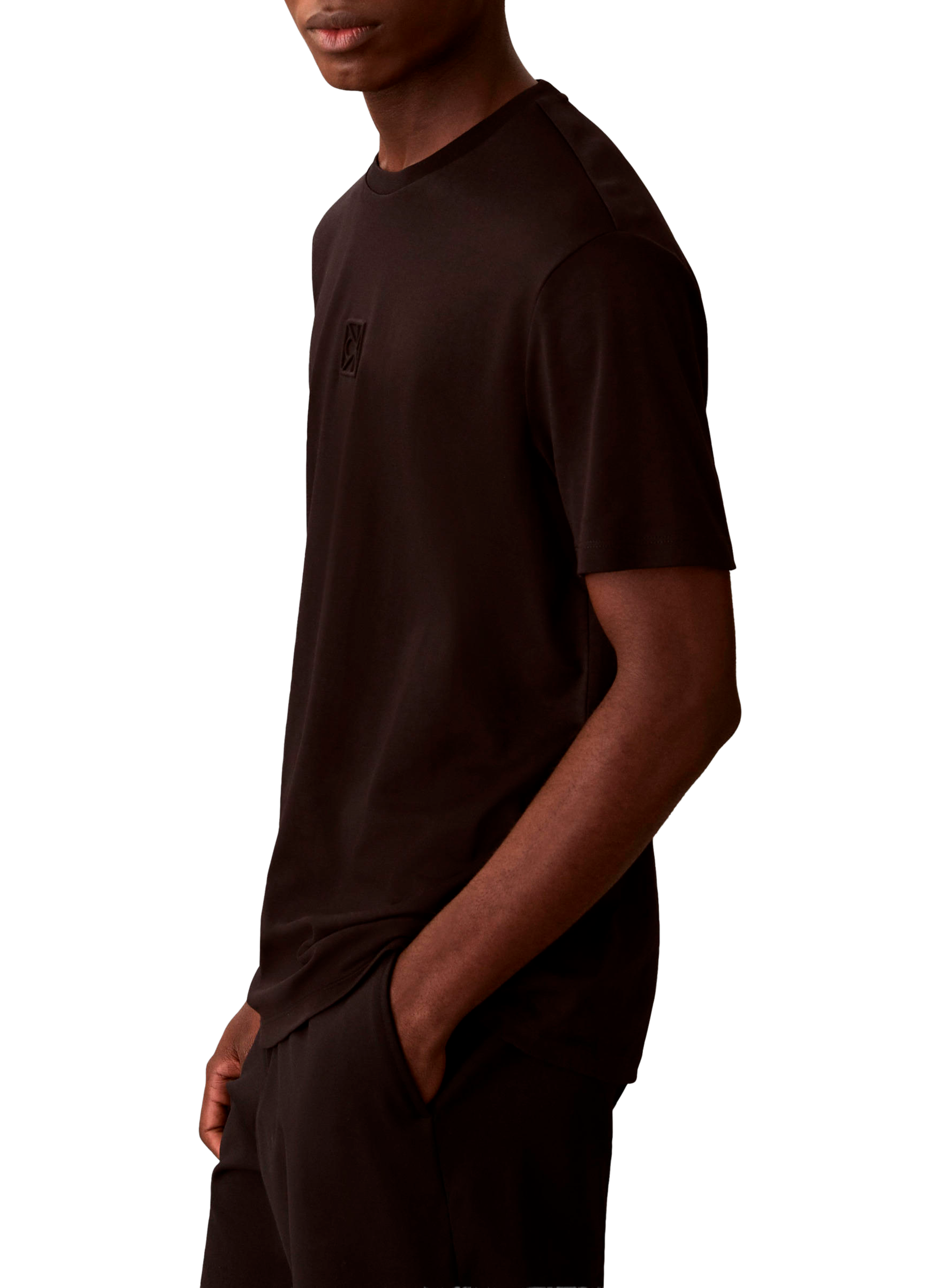 Cotton Logo T-shirt CALVIN KLEIN Black