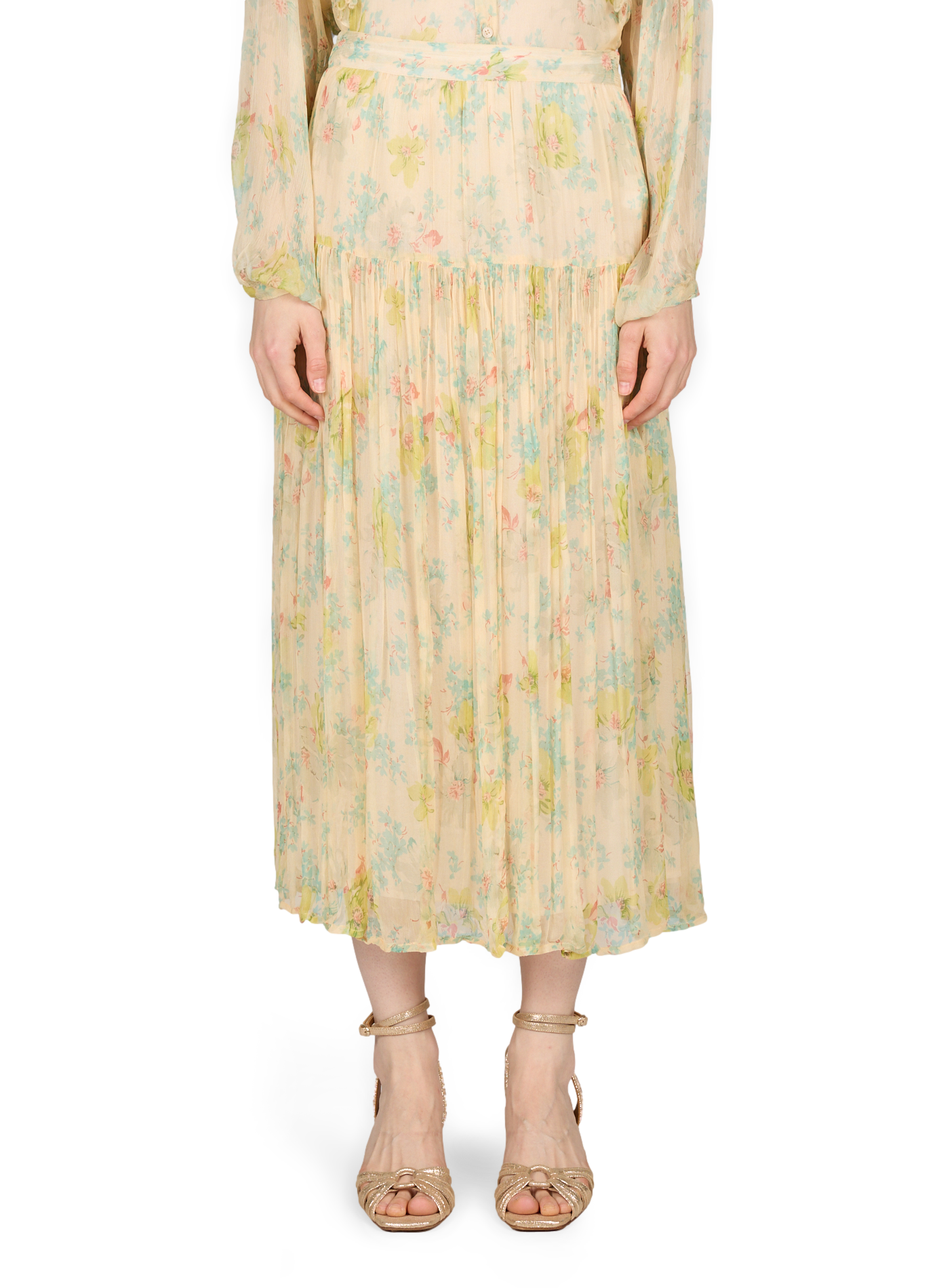 Printed midi skirt Claire PETITE MENDIGOTE Multicolour