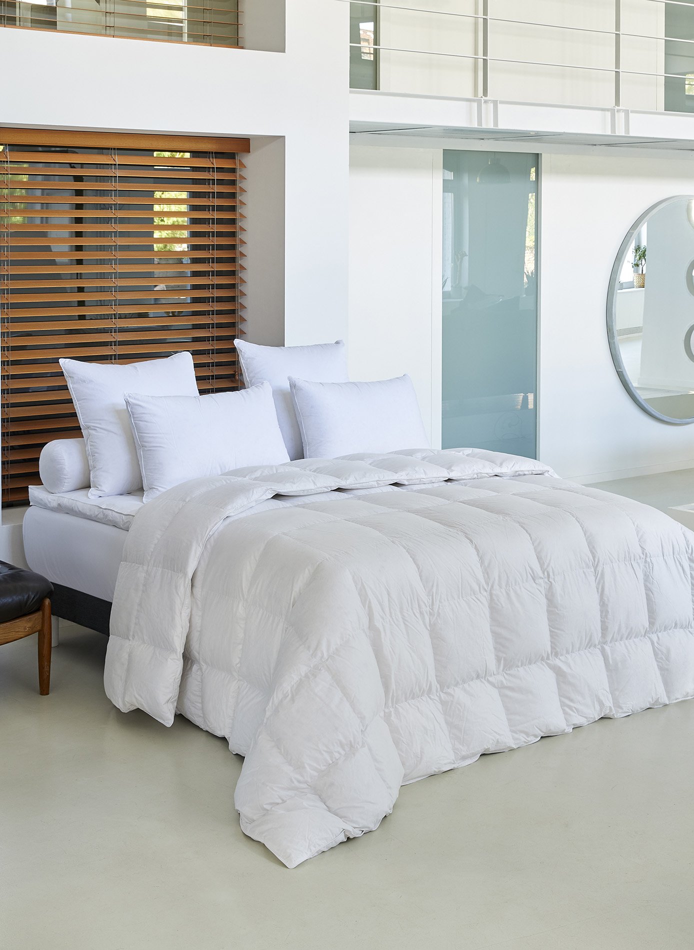 Couette galaxie light - 90% duvet d'oie - tempérée DROUAULT Blanc