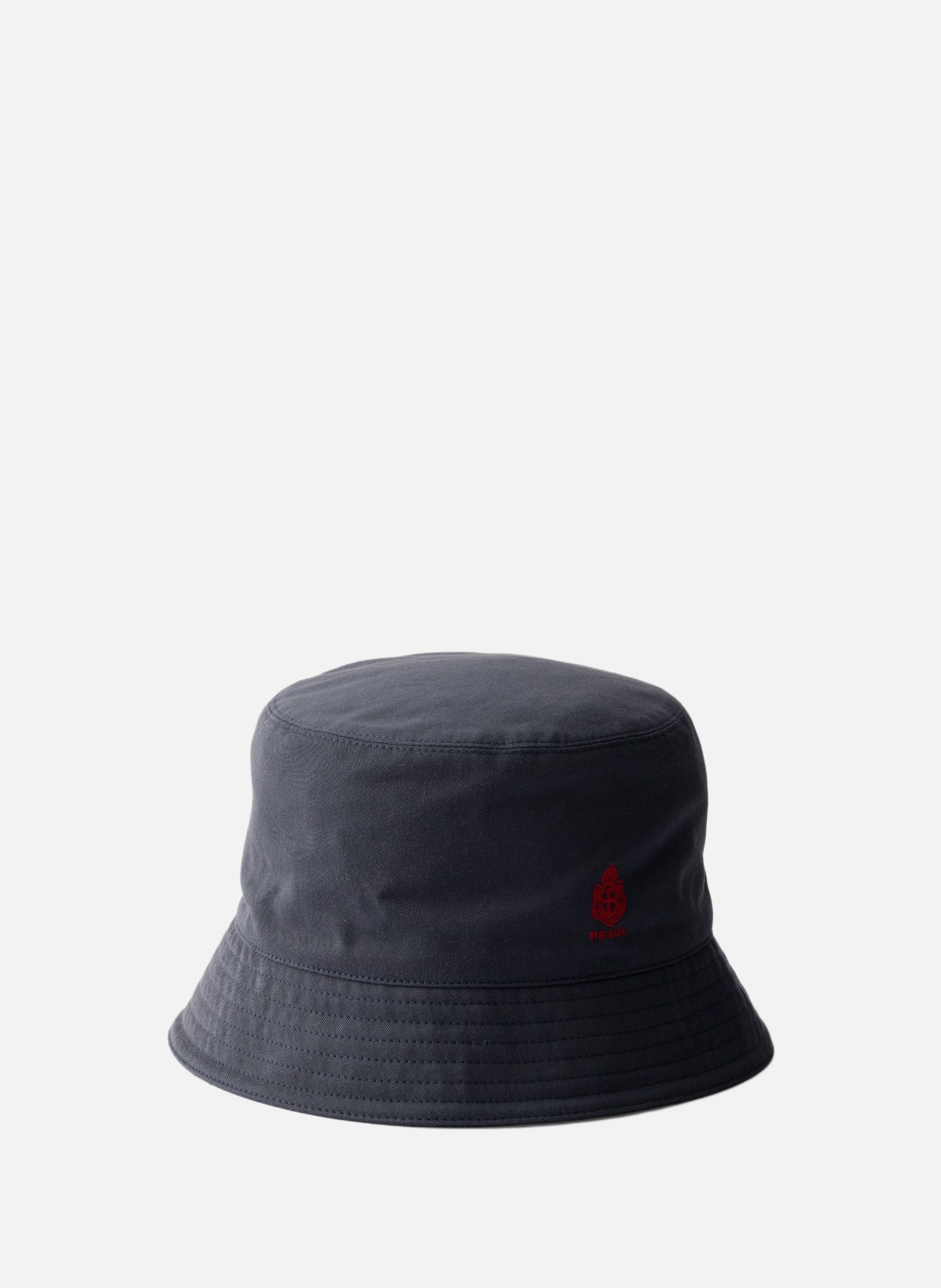 Ancien bob en gabardine PRADA Bleu