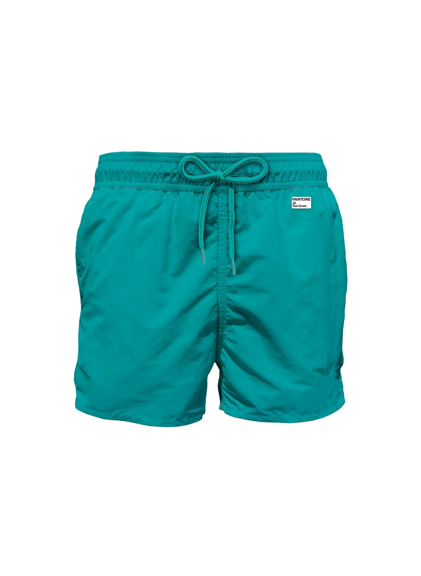 Mid-length swim shorts with elasticated waistband MC2 SAINT BARTH Green