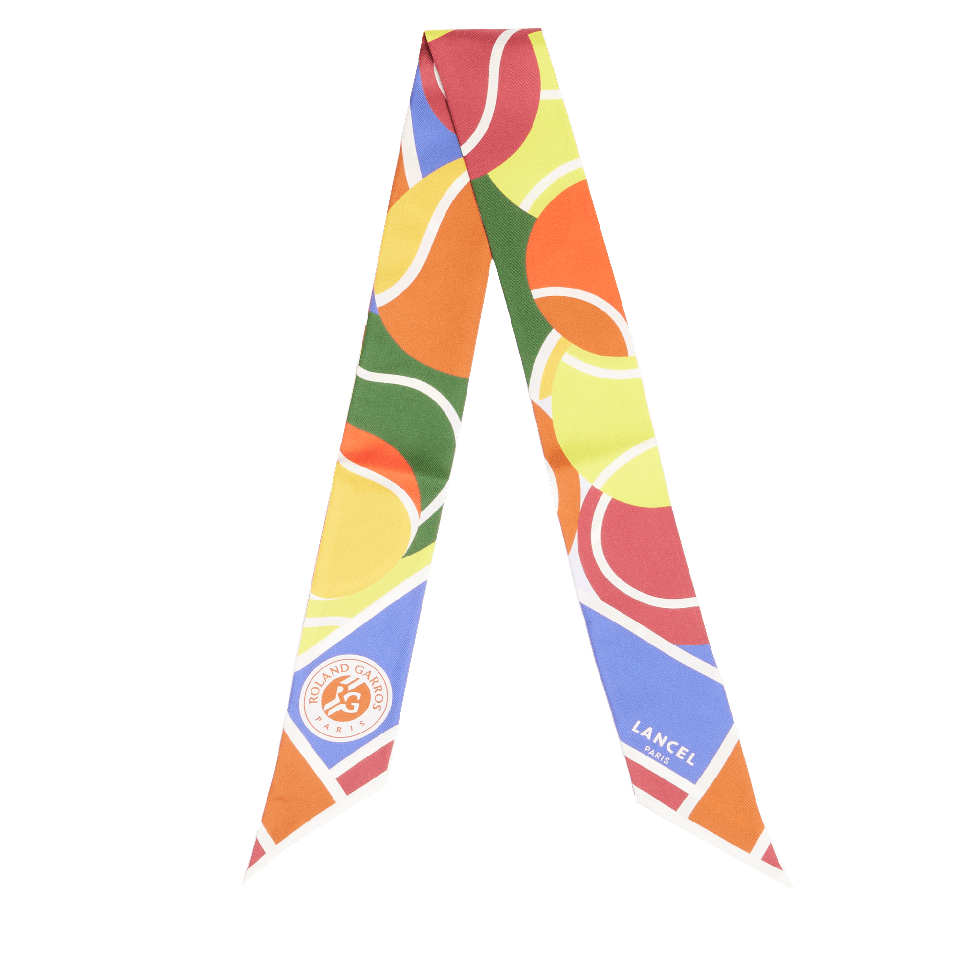Silk headband lancel x roland garros LANCEL Multicolour