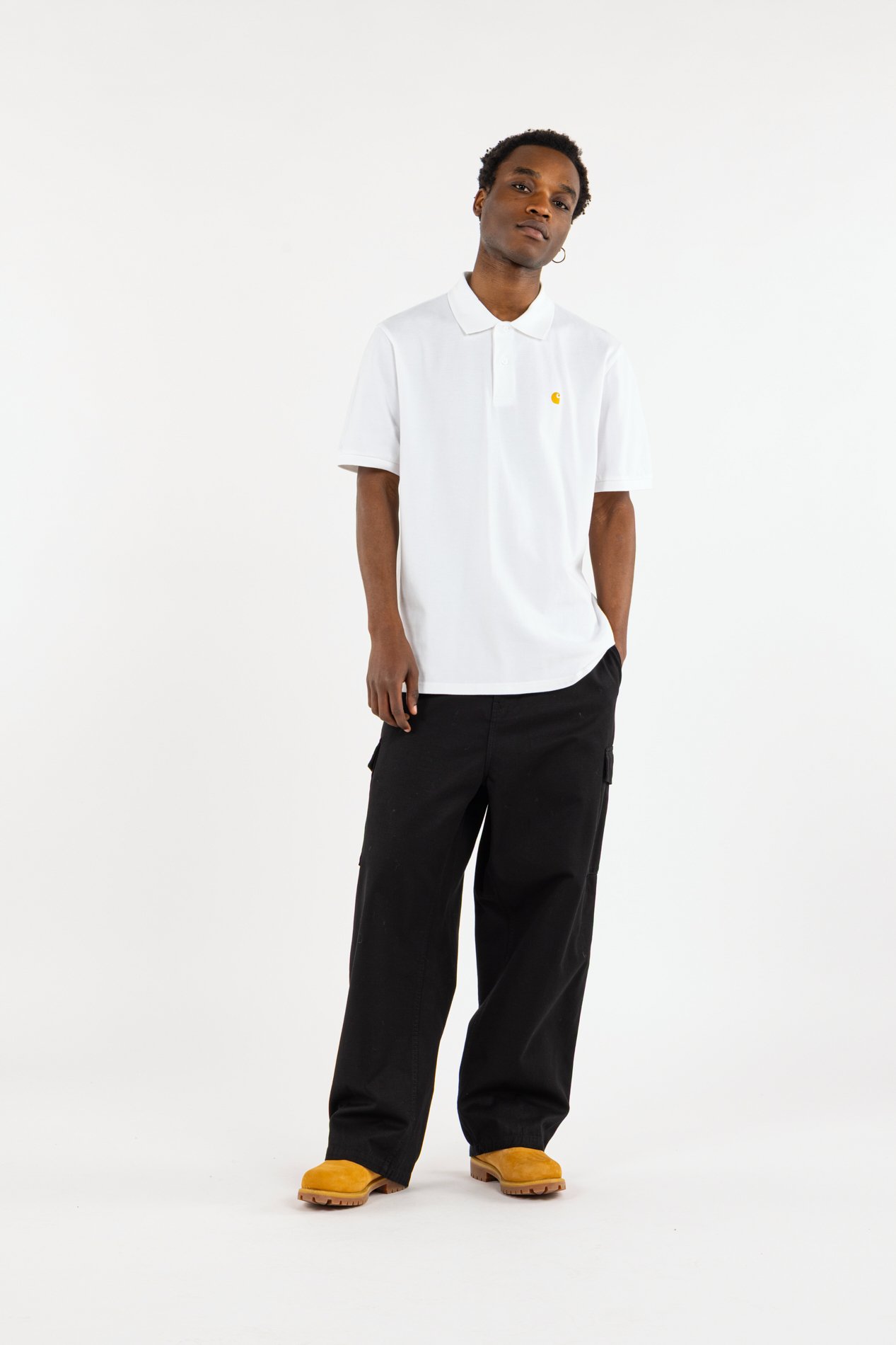 Polo chase CARHARTT WIP Blanc