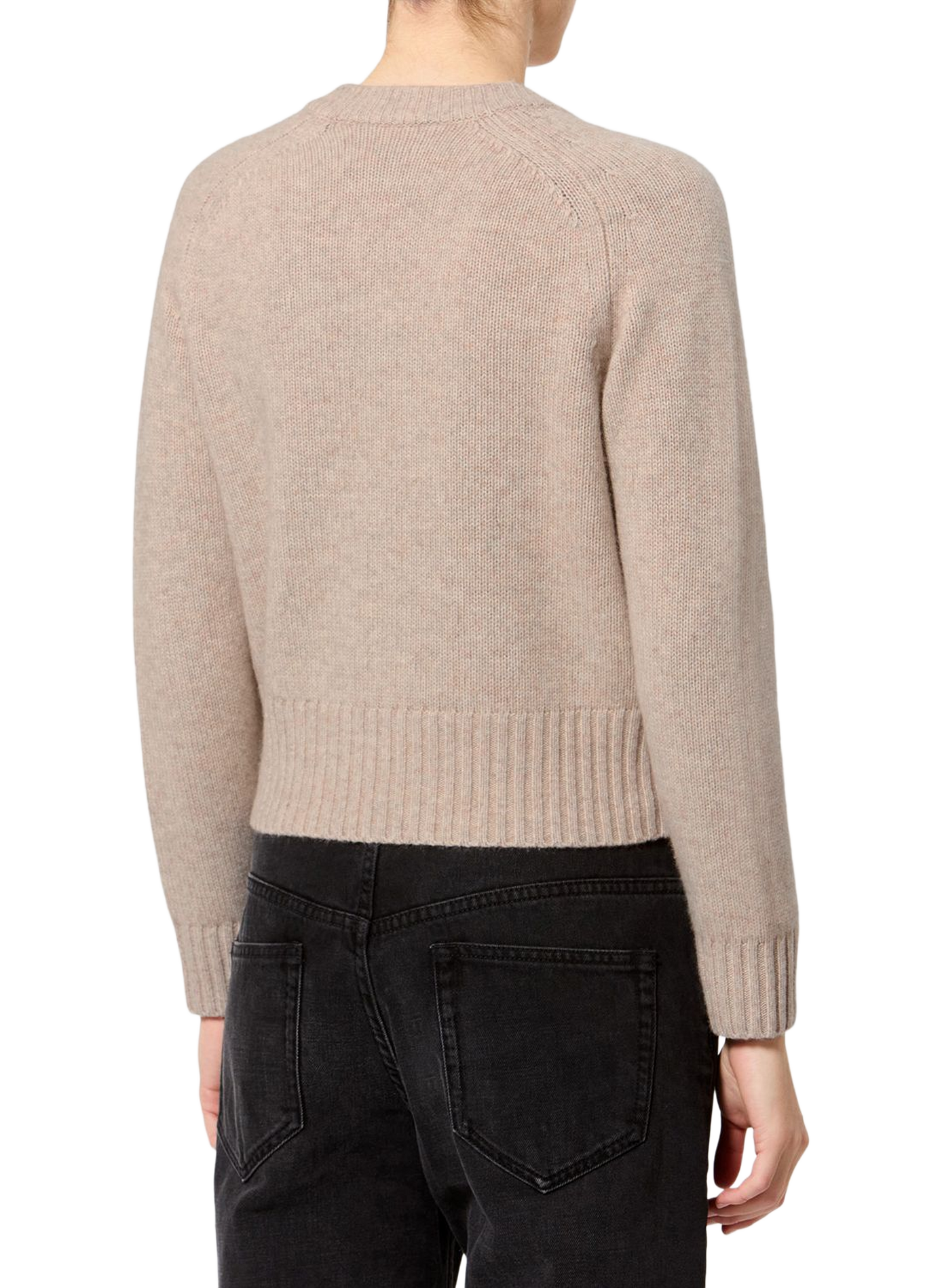 Cardigan mit Reißverschluss aus Wolle und Kaschmir ISABEL MARANT Beige