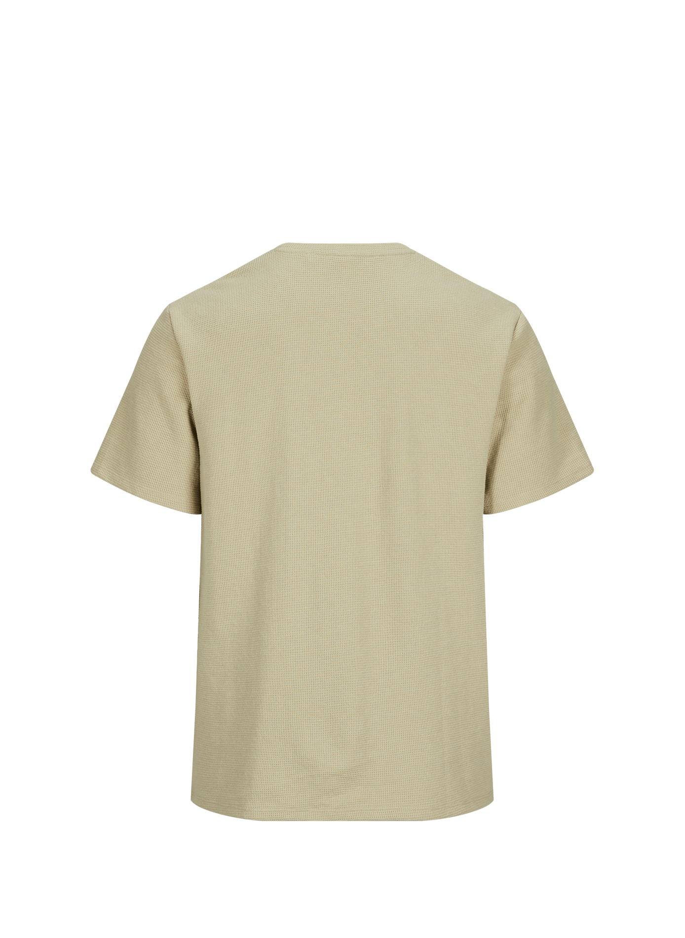 Camiseta de cuello redondo en mezcla de algodón piqué BOSS Verde