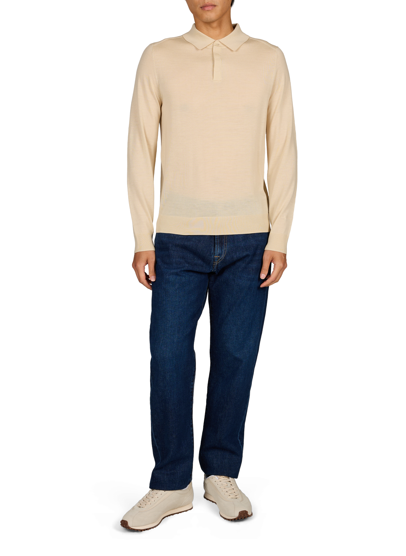 Wool button-up collar sweater PAUL SMITH Brown