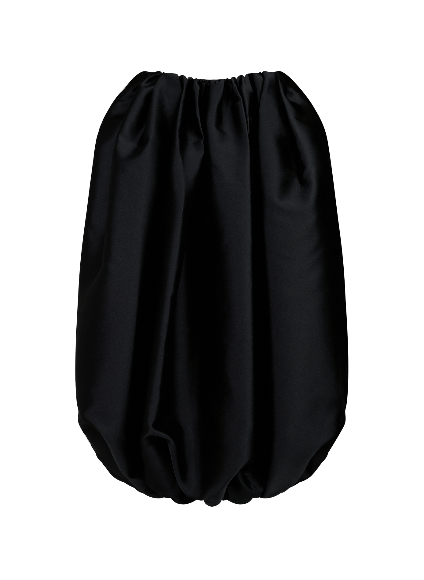 Midi-Ballonrock mit Raffungen CALVIN KLEIN COLLECTION Schwarz