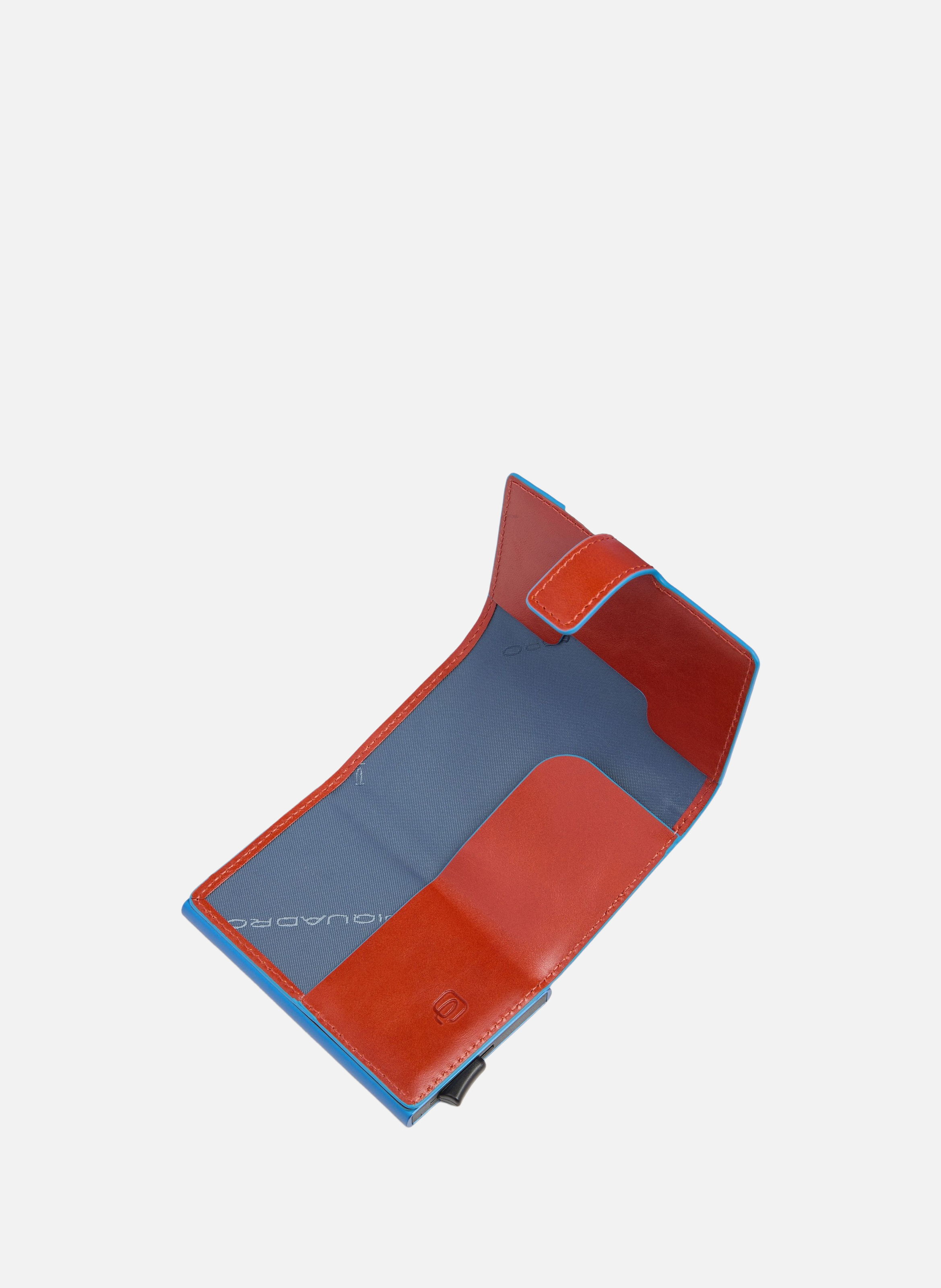 Porte-cartes pop-up automatique PIQUADRO Marron