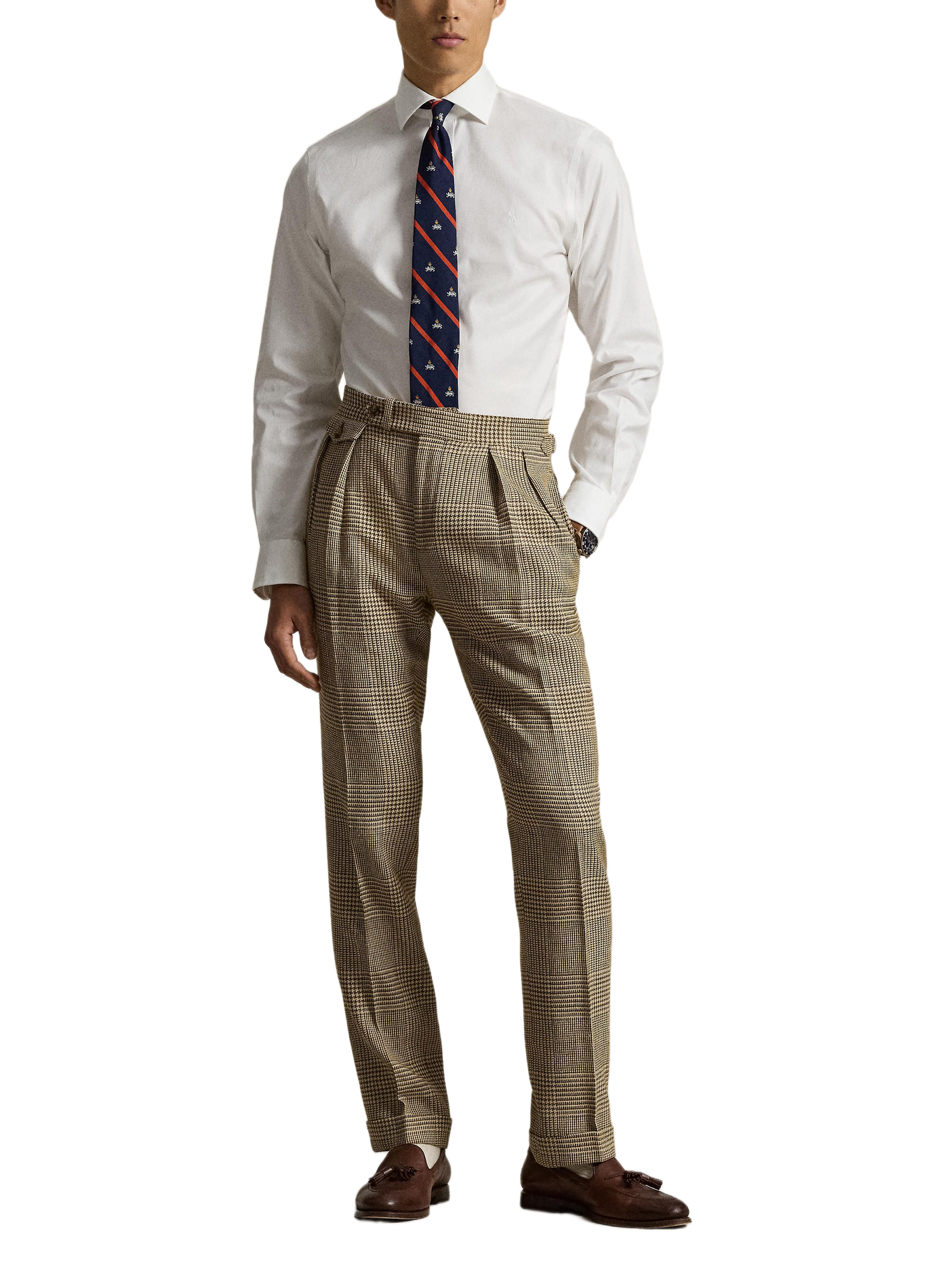 Chemise cintrée en coton POLO RALPH LAUREN Blanc