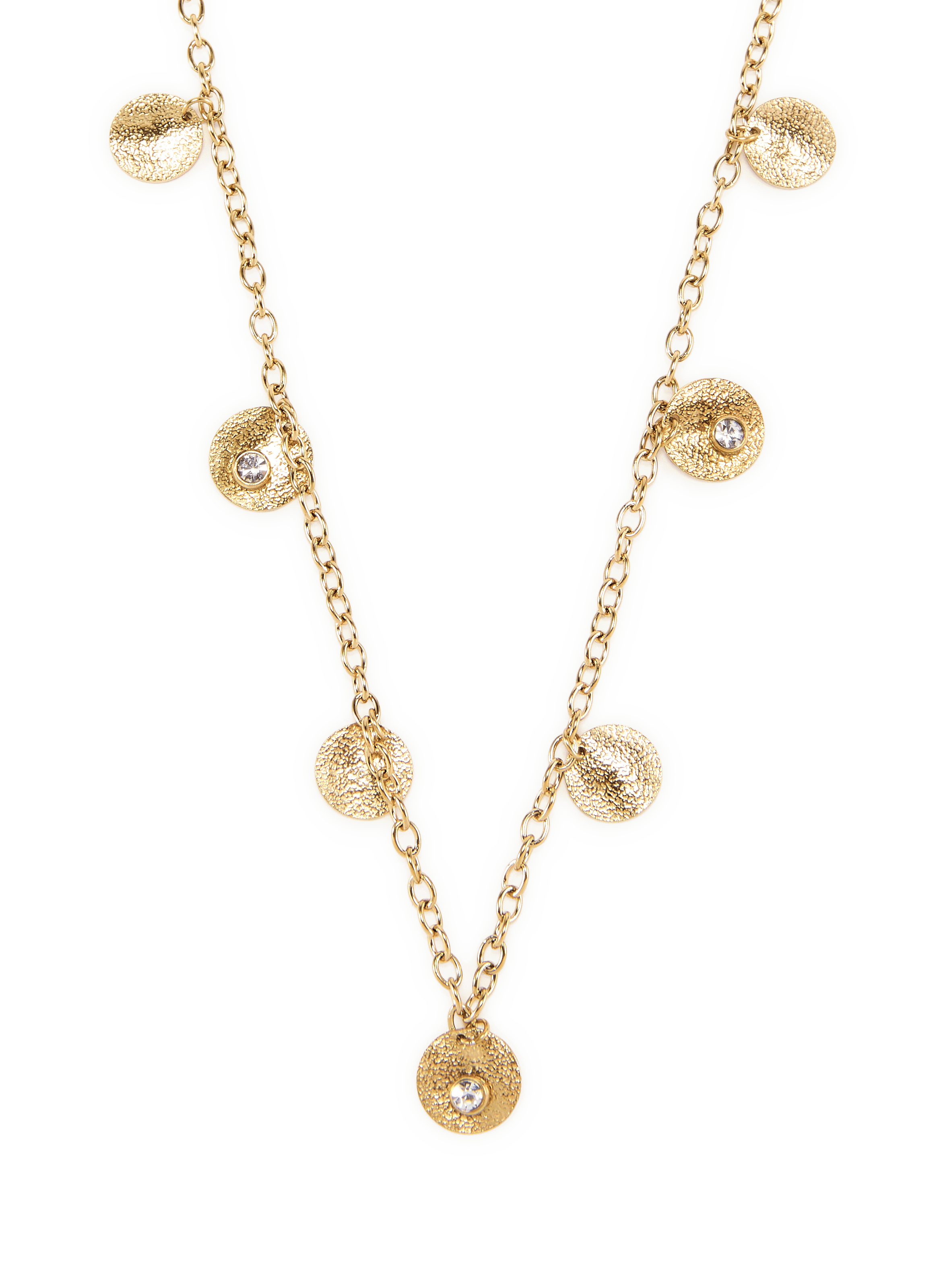 Ornament Necklace AU PRINTEMPS PARIS Golden