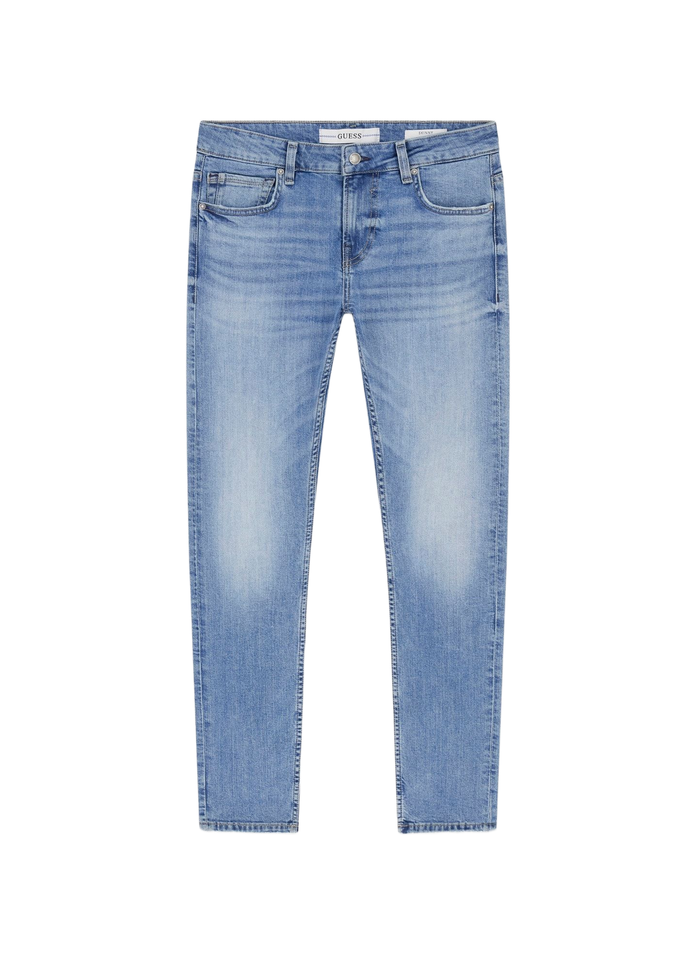 Skinny-Jeans Miami aus Baumwollmischung GUESS Blau