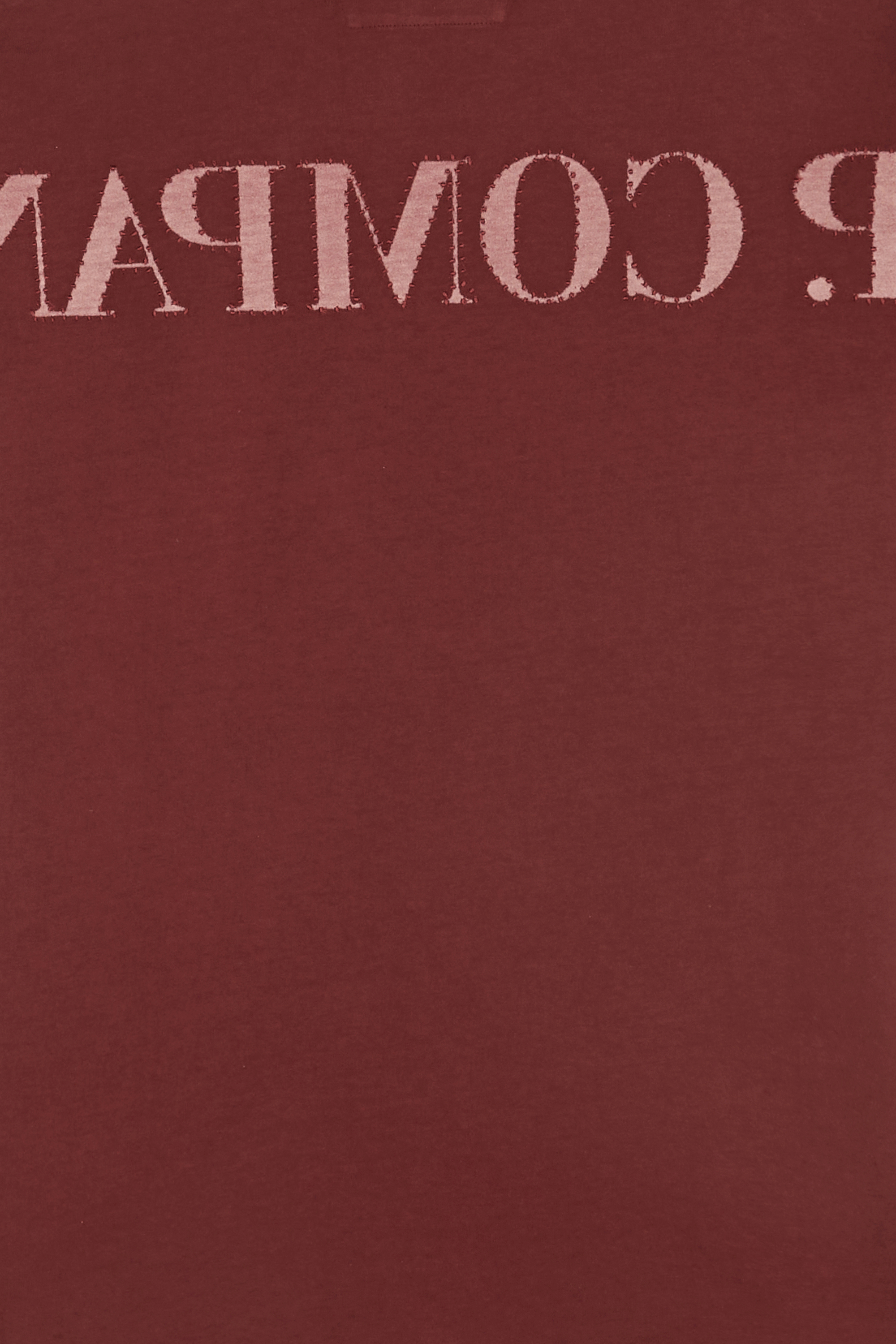 Tee-shirt open end CP COMPANY Rouge