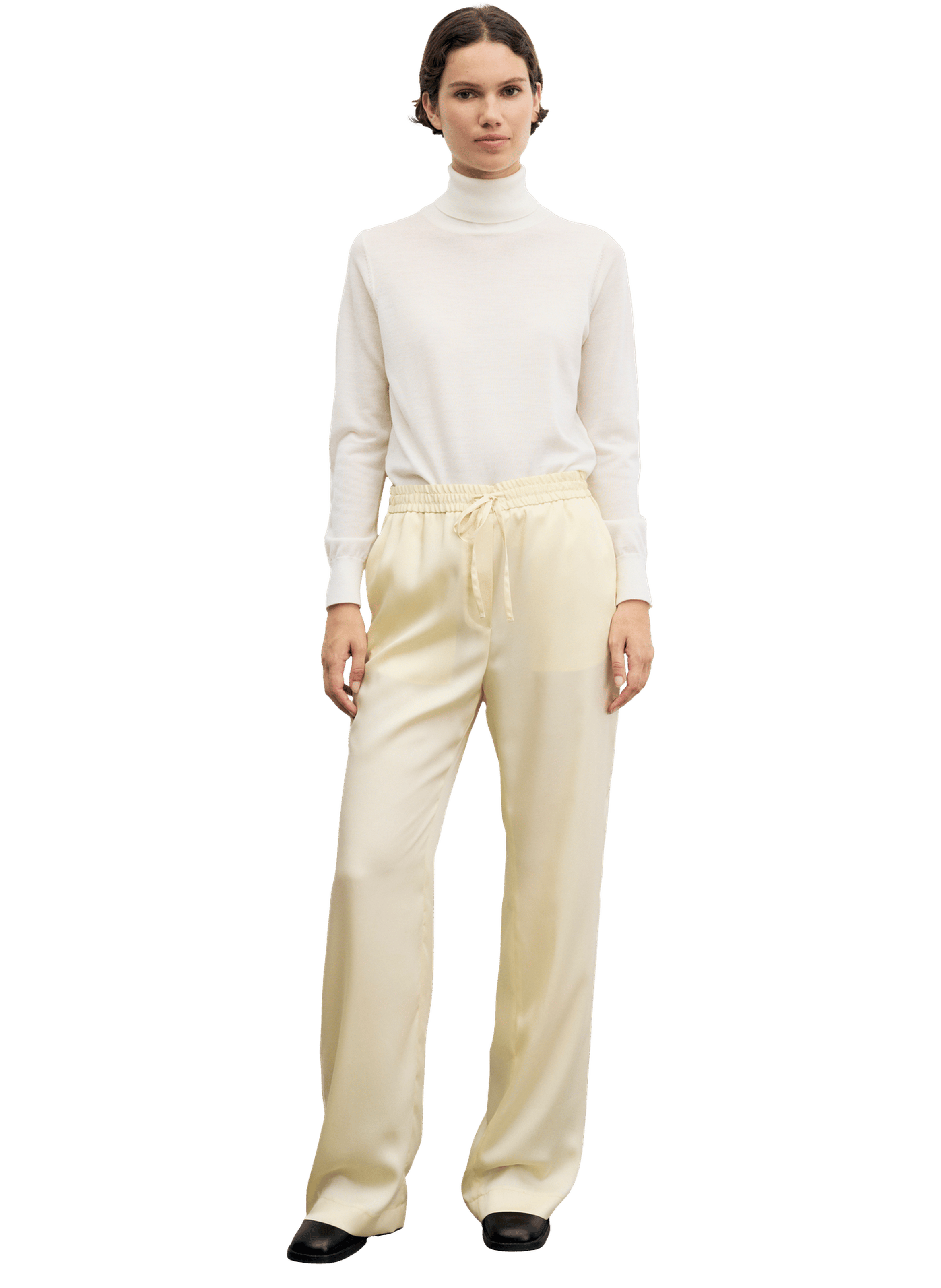 Pantalon satiné - bahyra GERARD DAREL Beige
