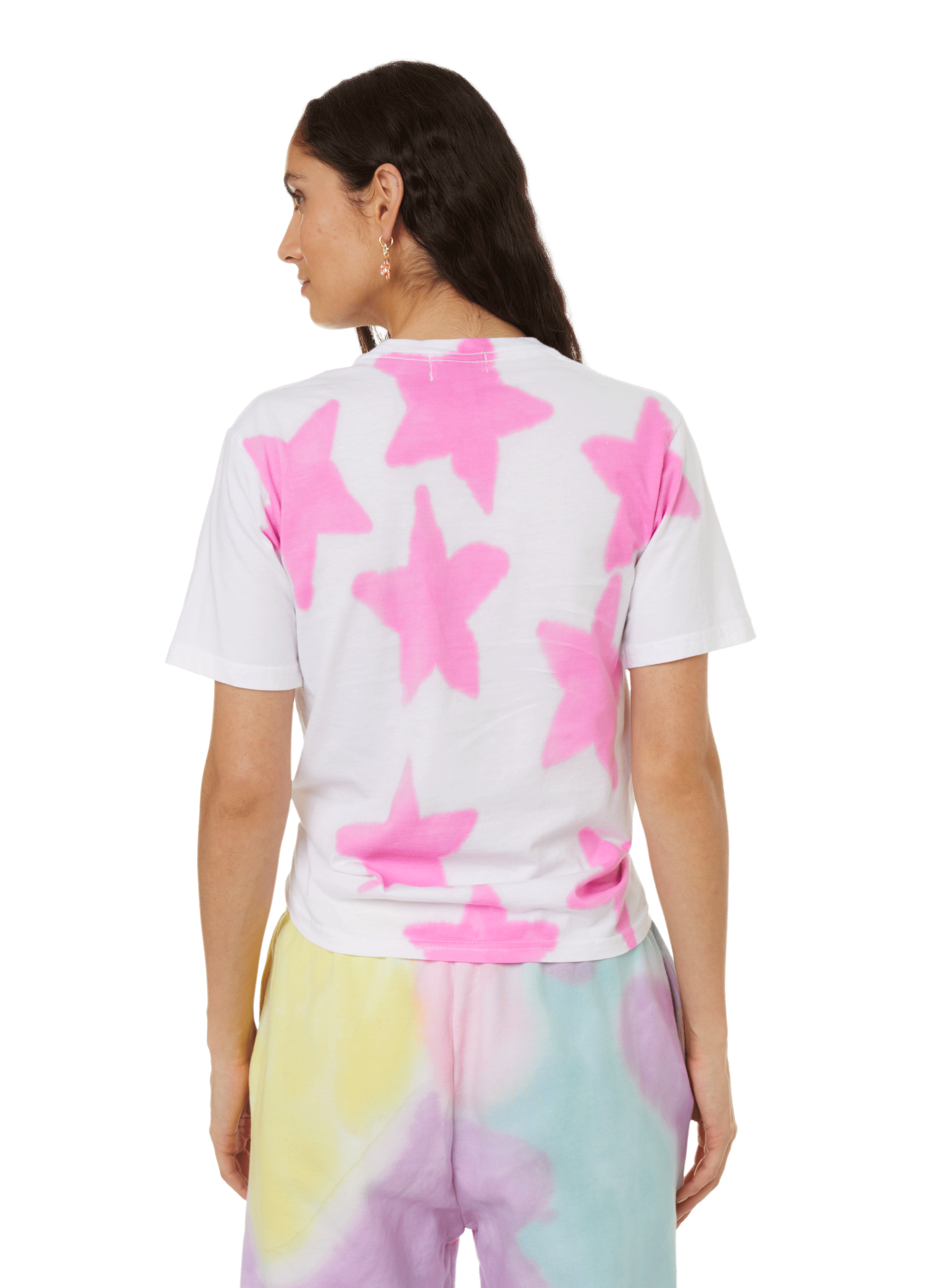T-shirt imprimé en coton  COLLINA STRADA Multicolore