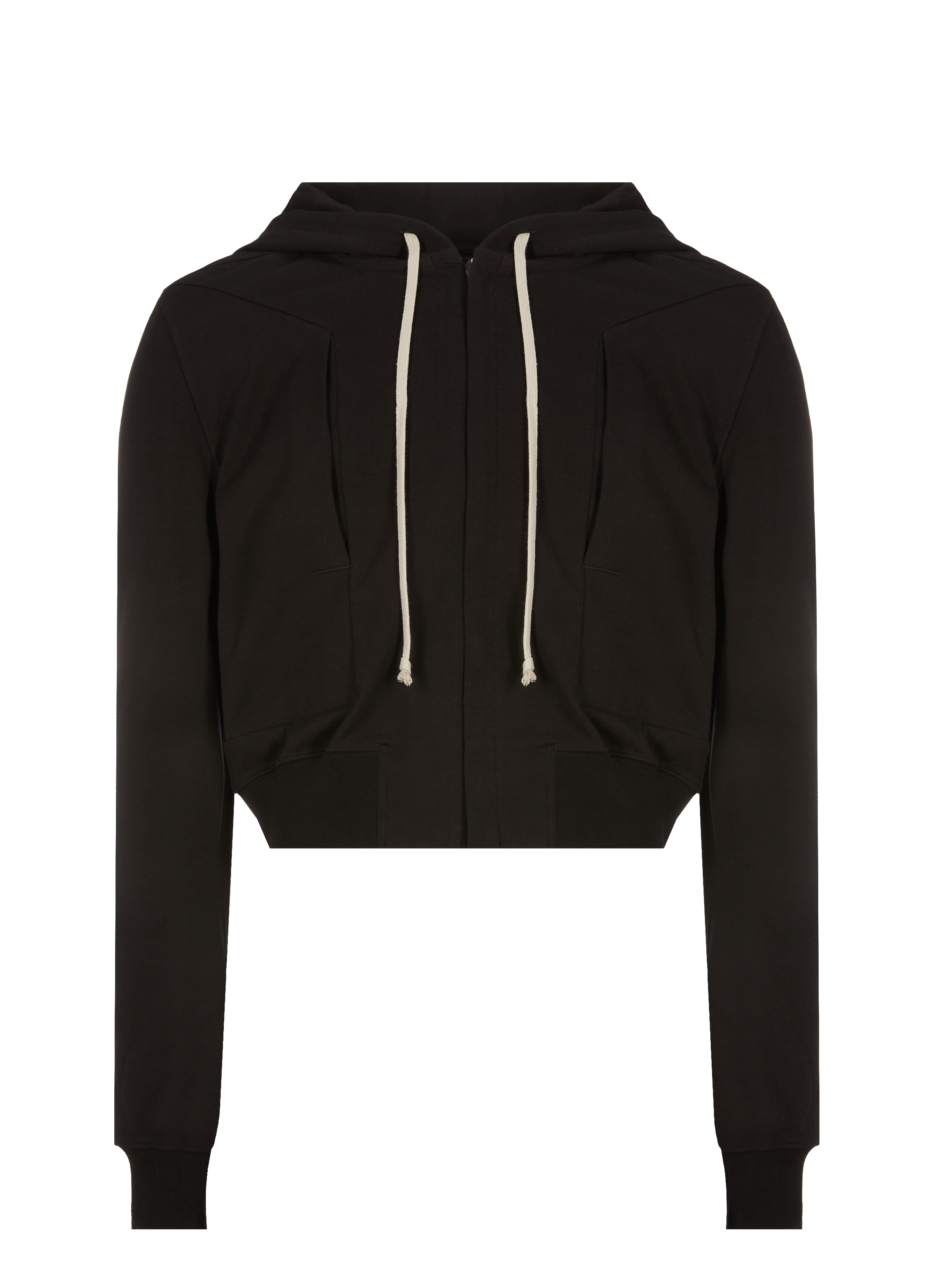 Hoodie zippé en coton