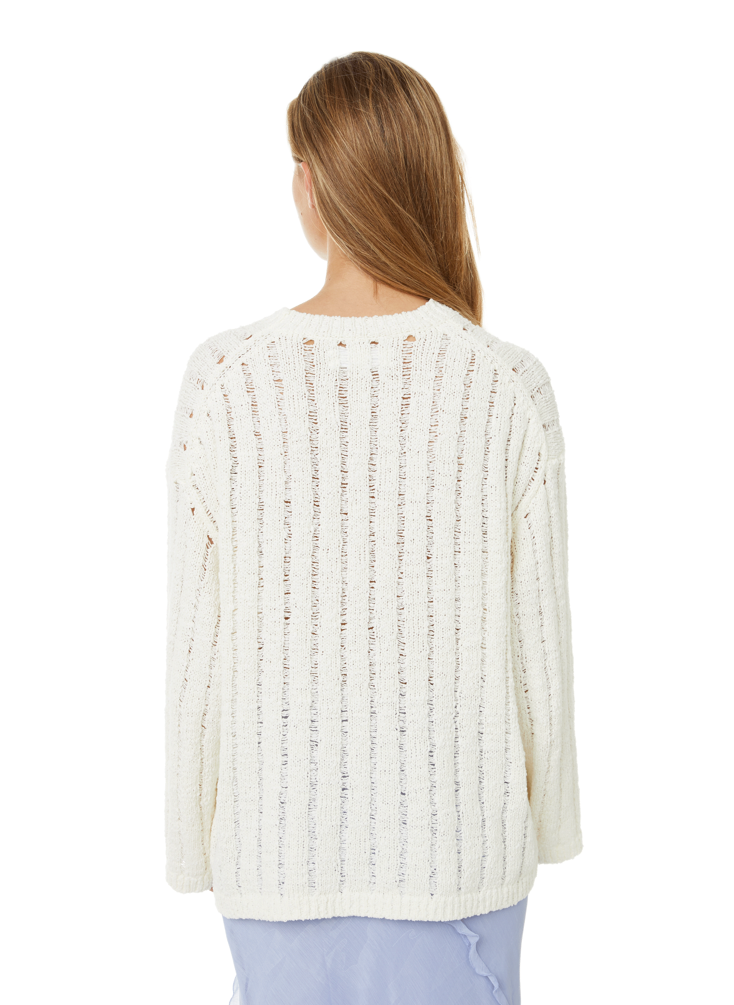 Julia Crew Neck cotton jumper SAMSOE SAMSOE Beige