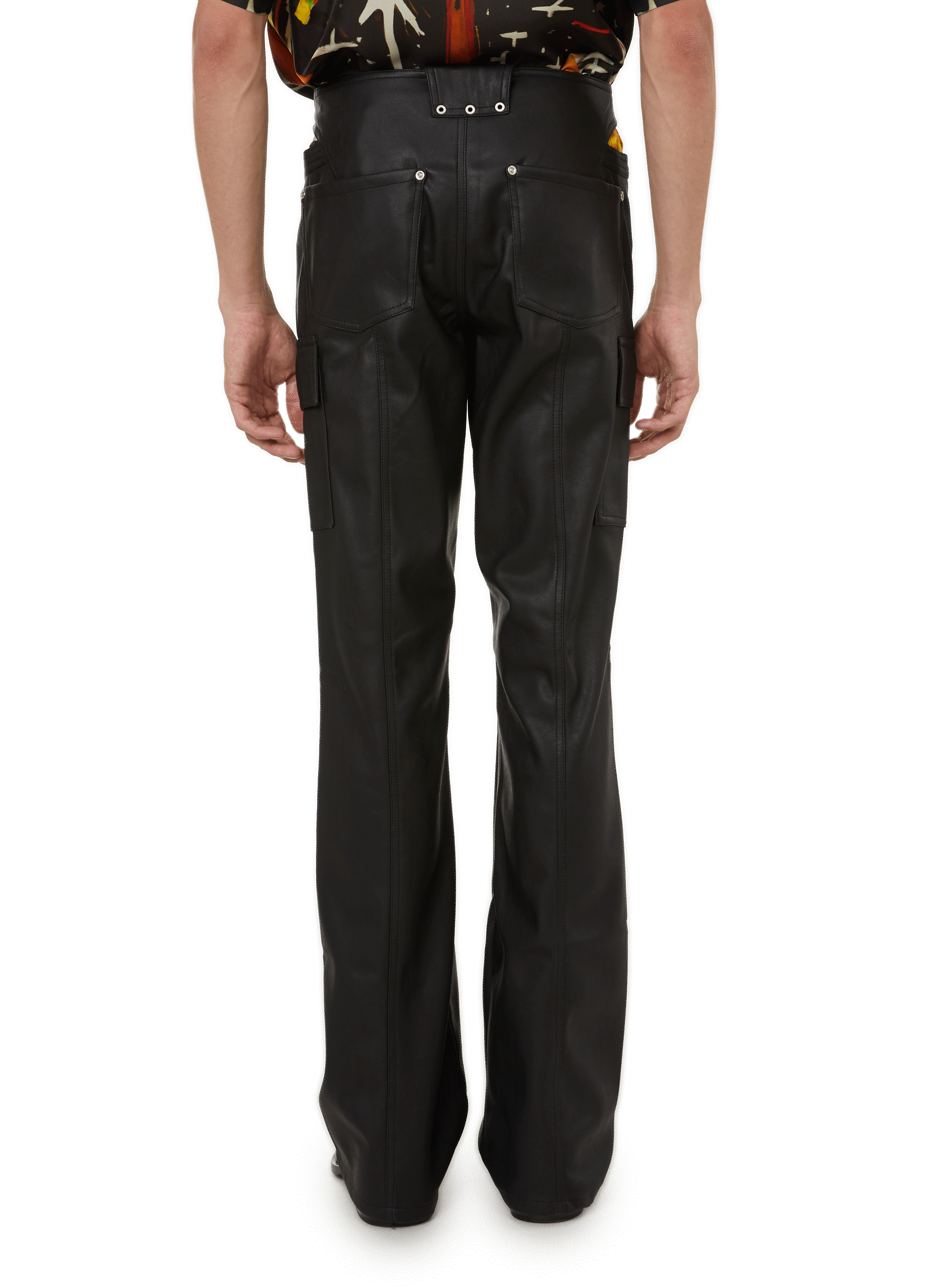 Openwork leather-effect trousers  MISBHV Black