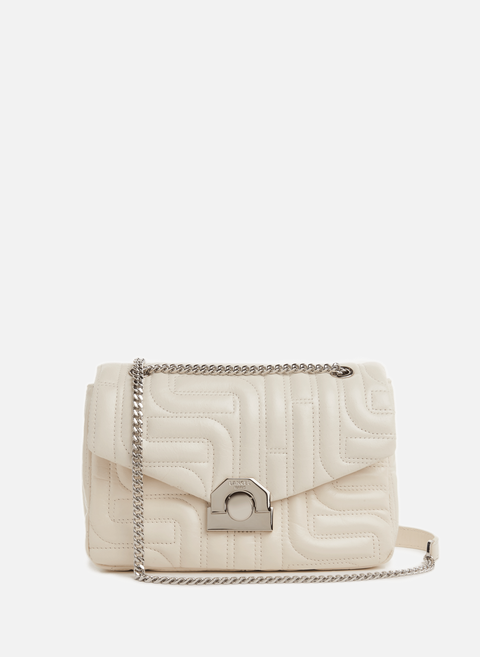 Midi- Minuit M handbag in quilted leather WhiteLANCEL 
