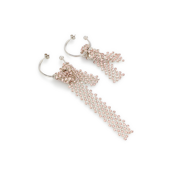 Justine Clenquet Brass Earrings In Gold