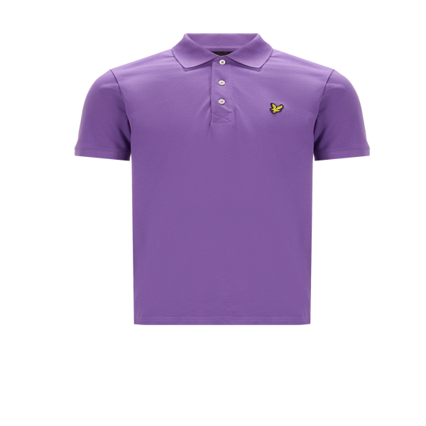 Lyle & Scott Cotton Polo Shirt In Purple