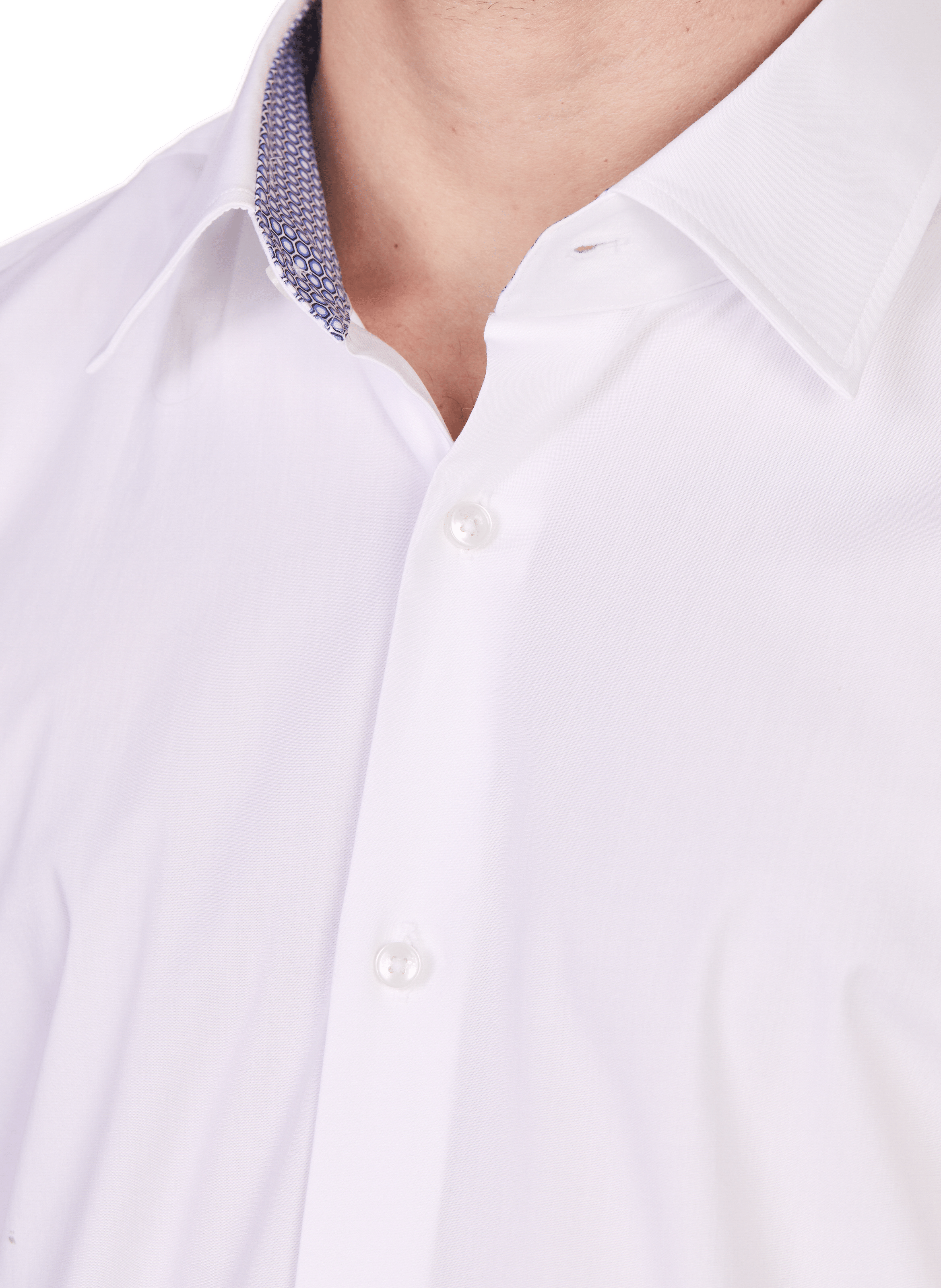 Chemise unie BOSS Blanc