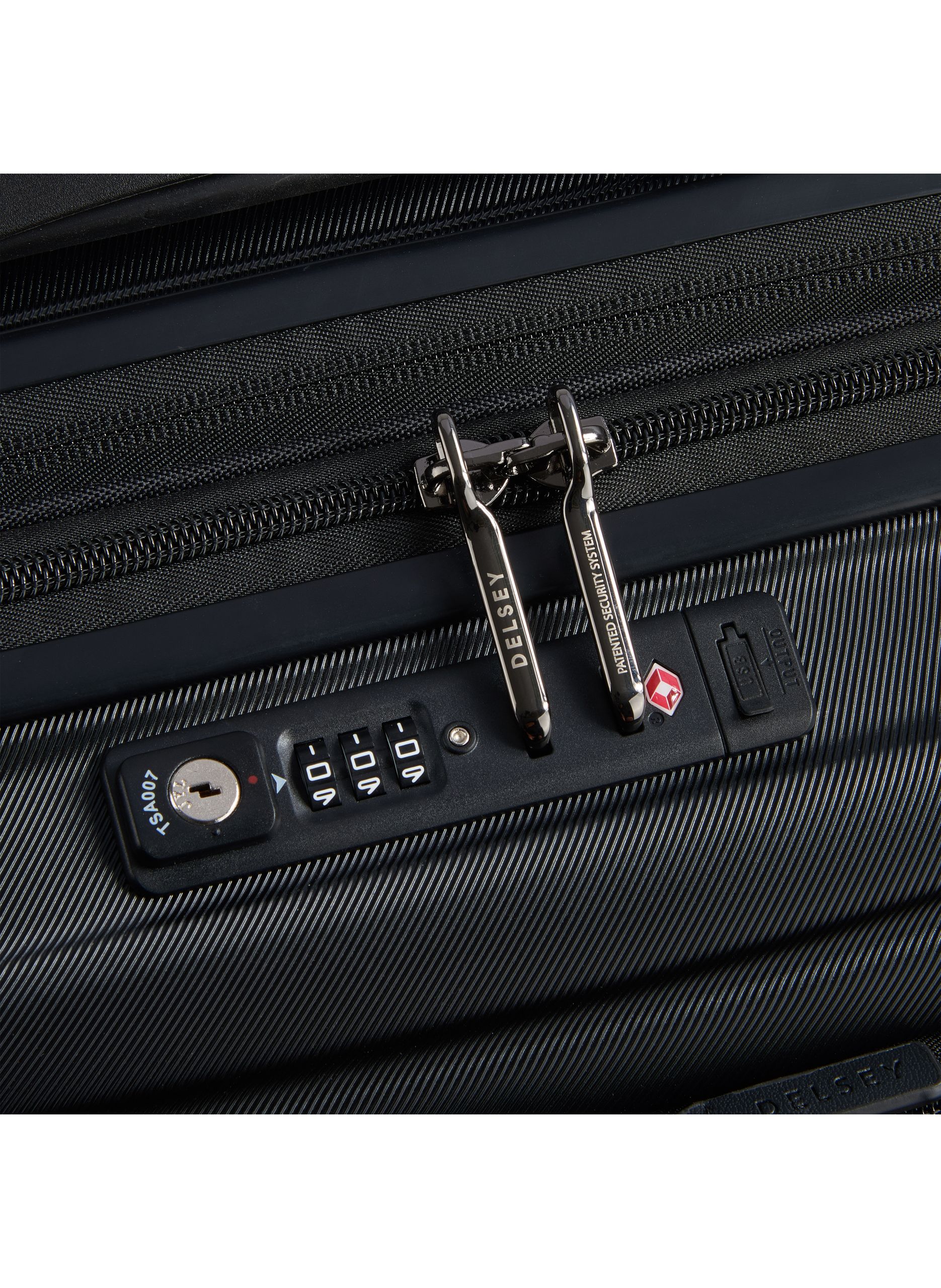 Valise cabine rigide taille s - shadow 5.0 DELSEY PARIS Noir