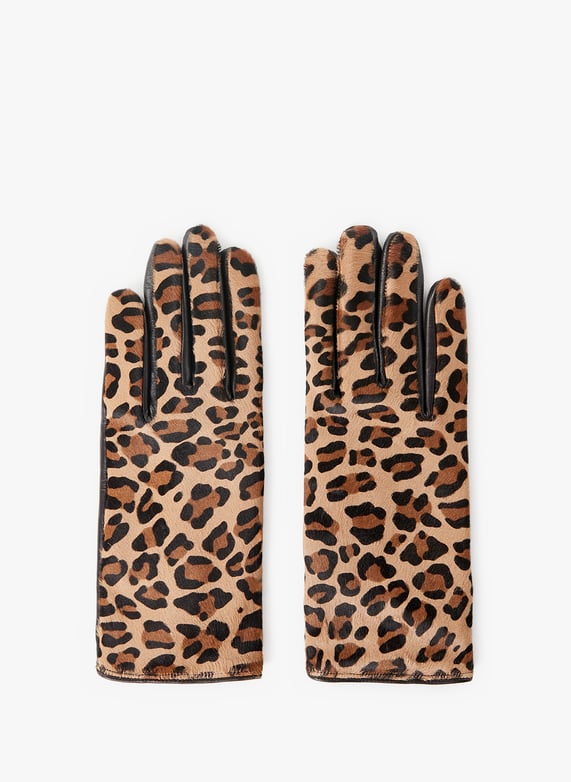 Gants texturés en cuir Saison 1865 Femme