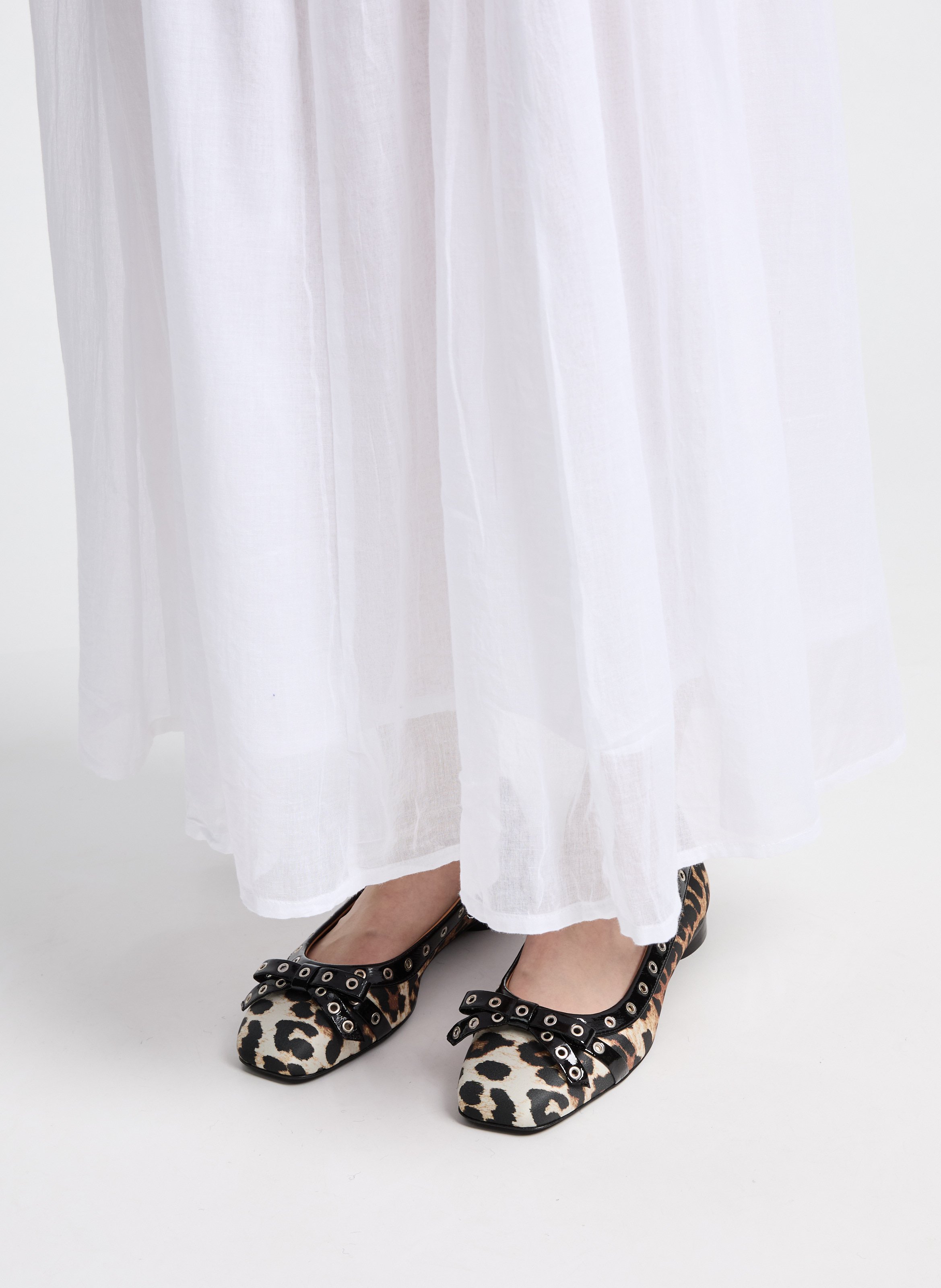 Jupe longue évasée AU PRINTEMPS PARIS Blanc