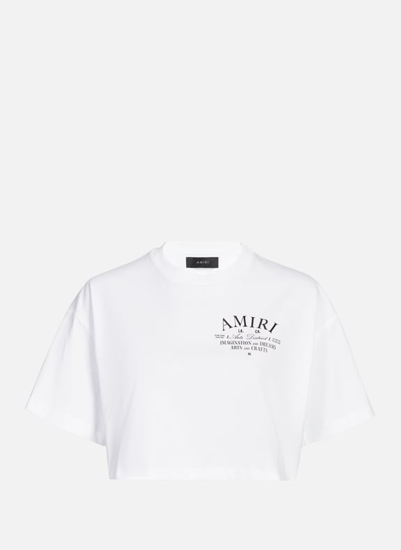 Cropped t-shirt White by AMIRI AMIRI Cropped t-shirt White