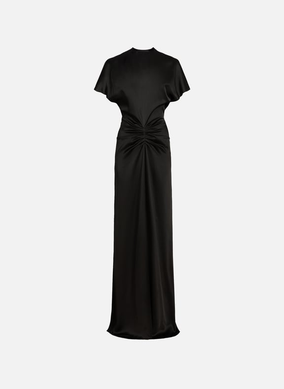Robe longue fluide Noir by VICTORIA BECKHAM VICTORIA BECKHAM Robe longue fluide Noir