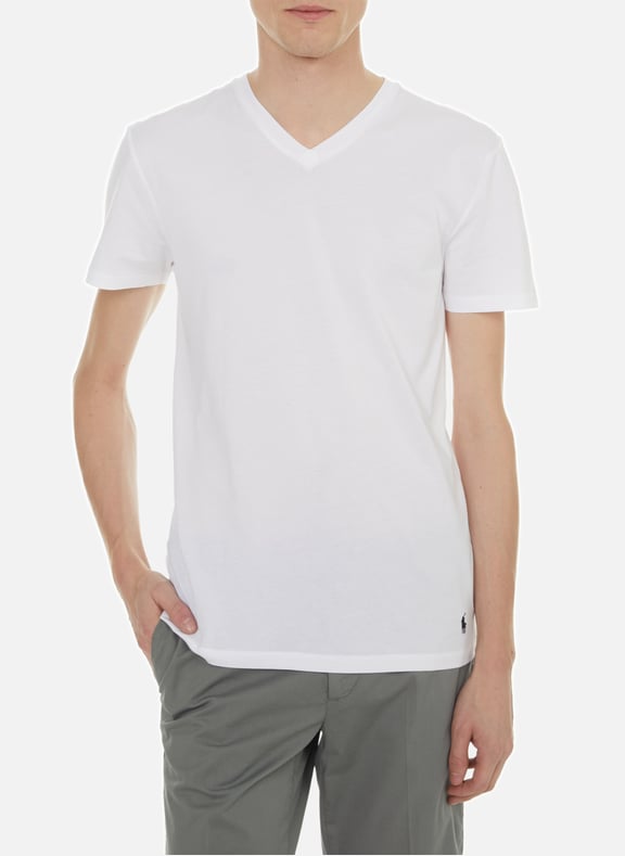 Lot de trois t-shirts en coton Multicolore by POLO RALPH LAUREN POLO RALPH LAUREN Lot de trois t-shirts en coton Multicolore