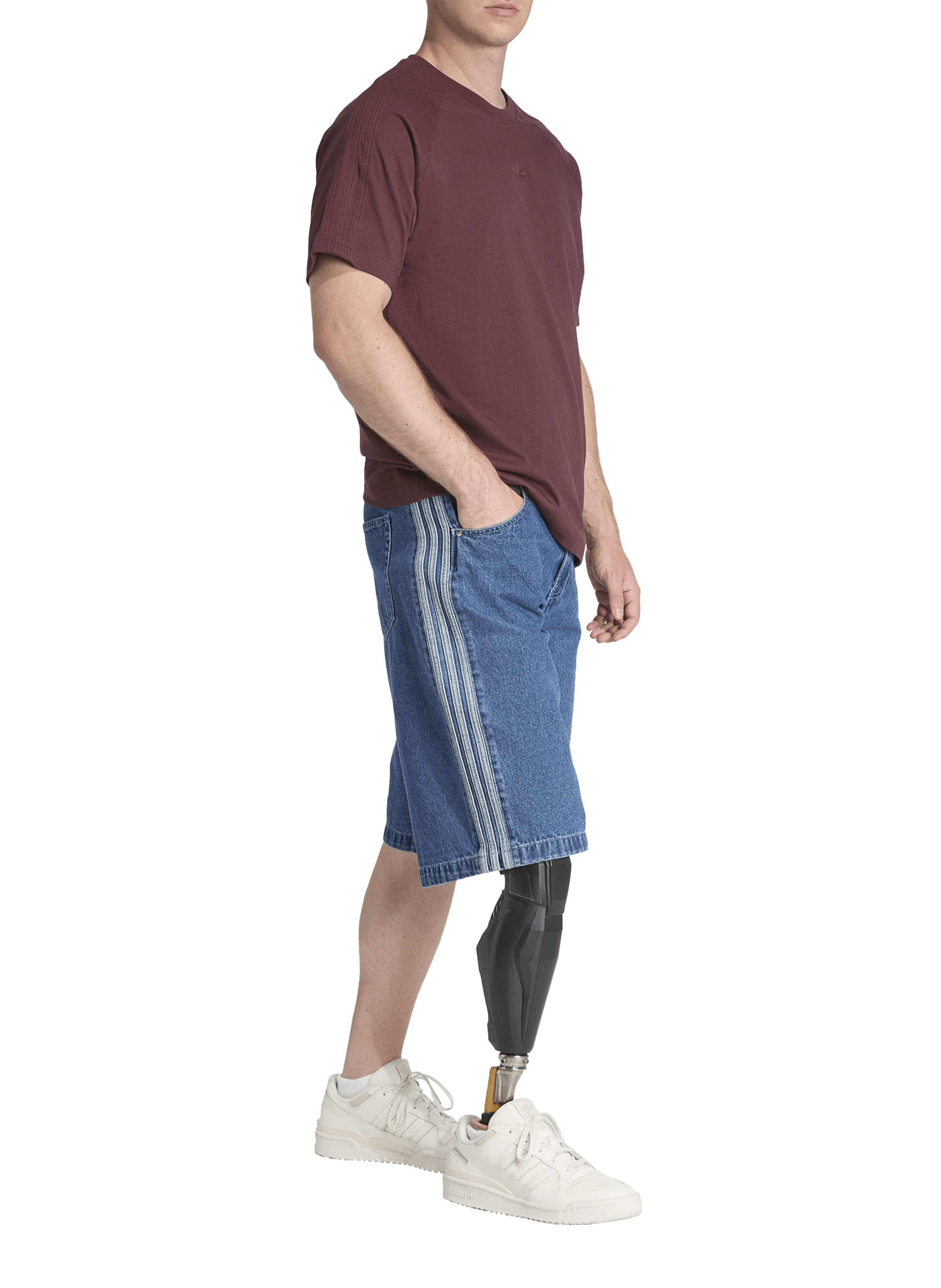 Classic Cotton T-Shirt ADIDAS Red