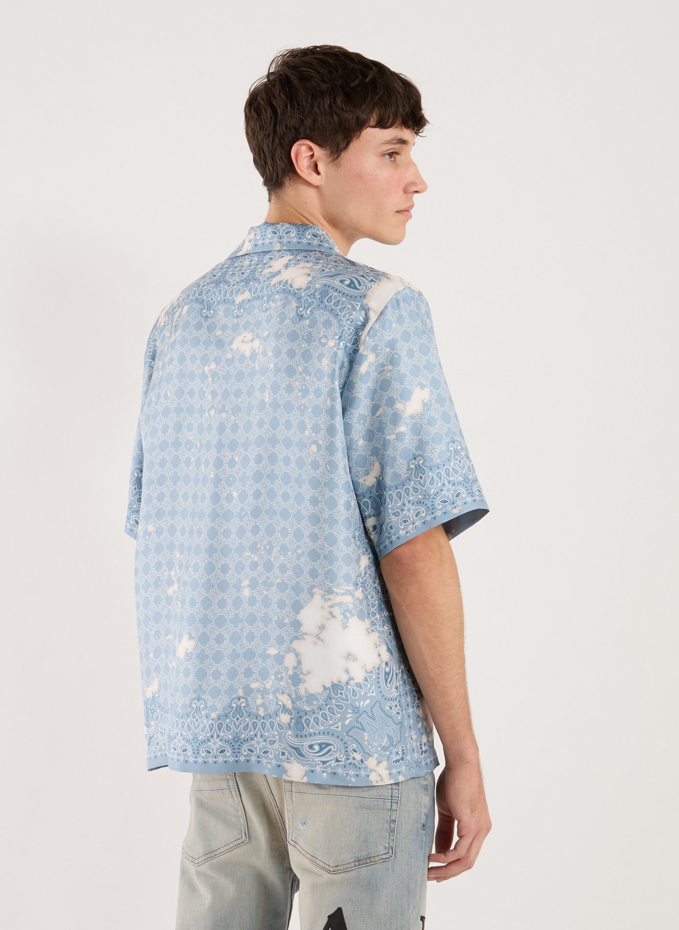 Chemise à motif AMIRI Bleu