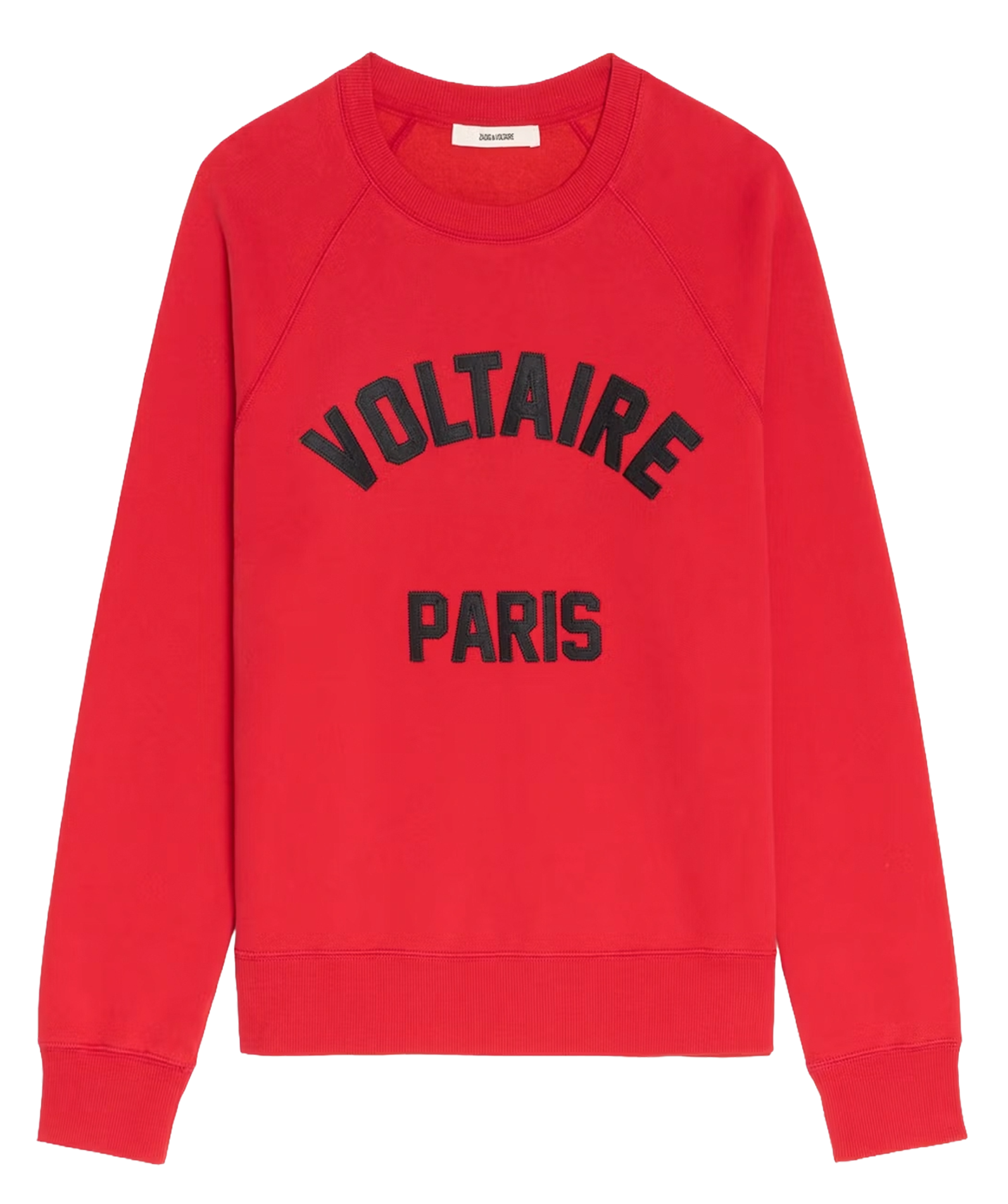 Sweat droit en coton mélangé upper ZADIG&VOLTAIRE Rouge