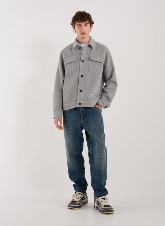 Blouson col classique | Gris by LES DEUX Blouson col classique Gris