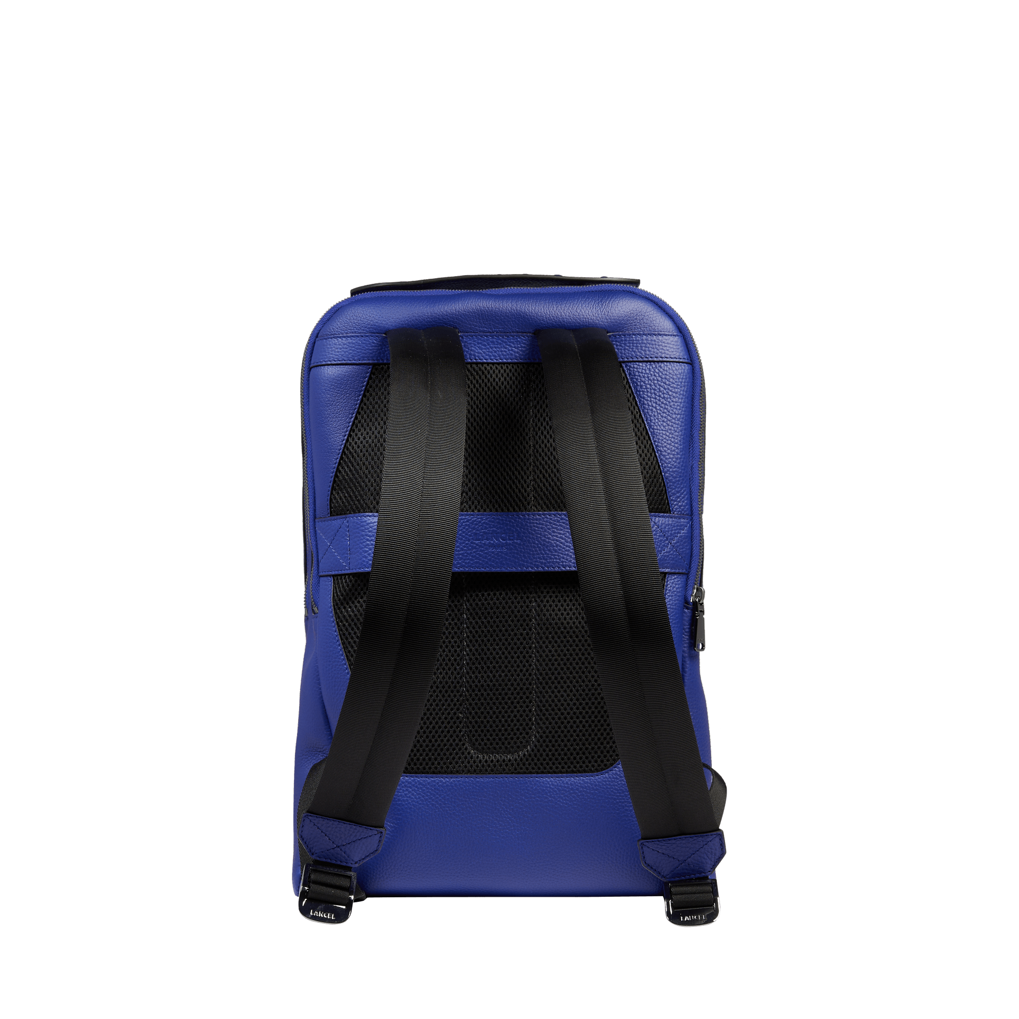 Sac à dos zippé 15'6 origami de lancel en cuir LANCEL Bleu