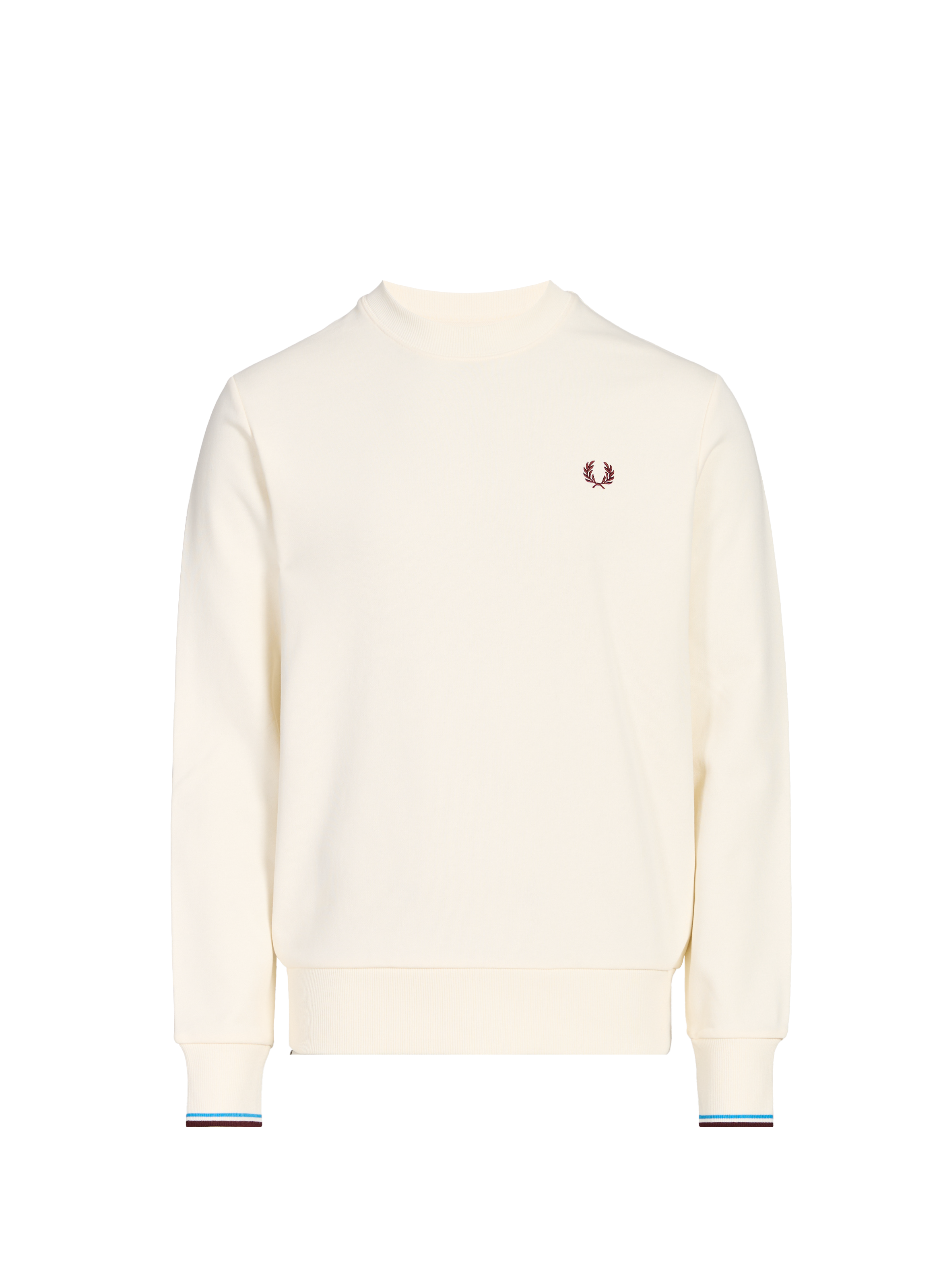 Loose-fit cotton sweatshirt FRED PERRY Beige