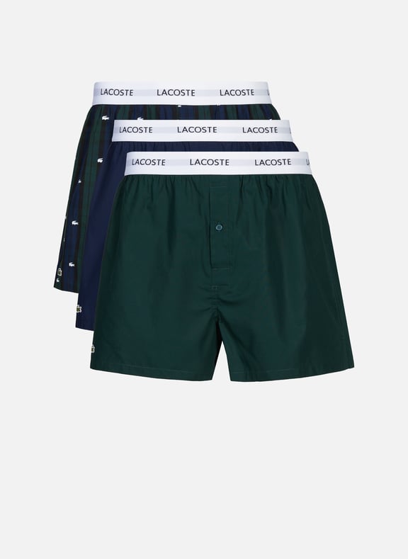 Set of three cotton boxers LACOSTE Set of three cotton boxers LACOSTE