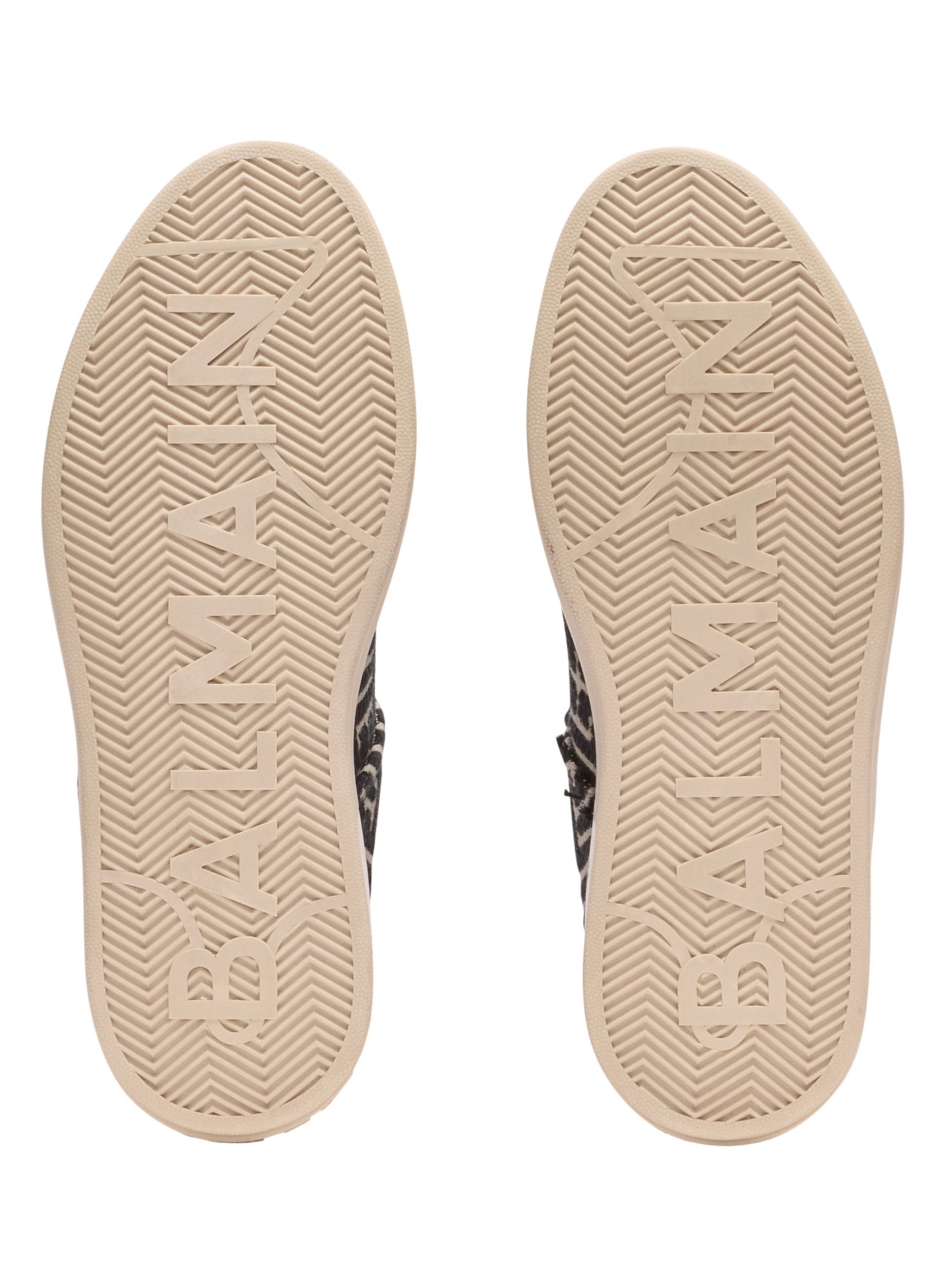 Baskets b-court en jacquard monogramme BALMAIN Noir