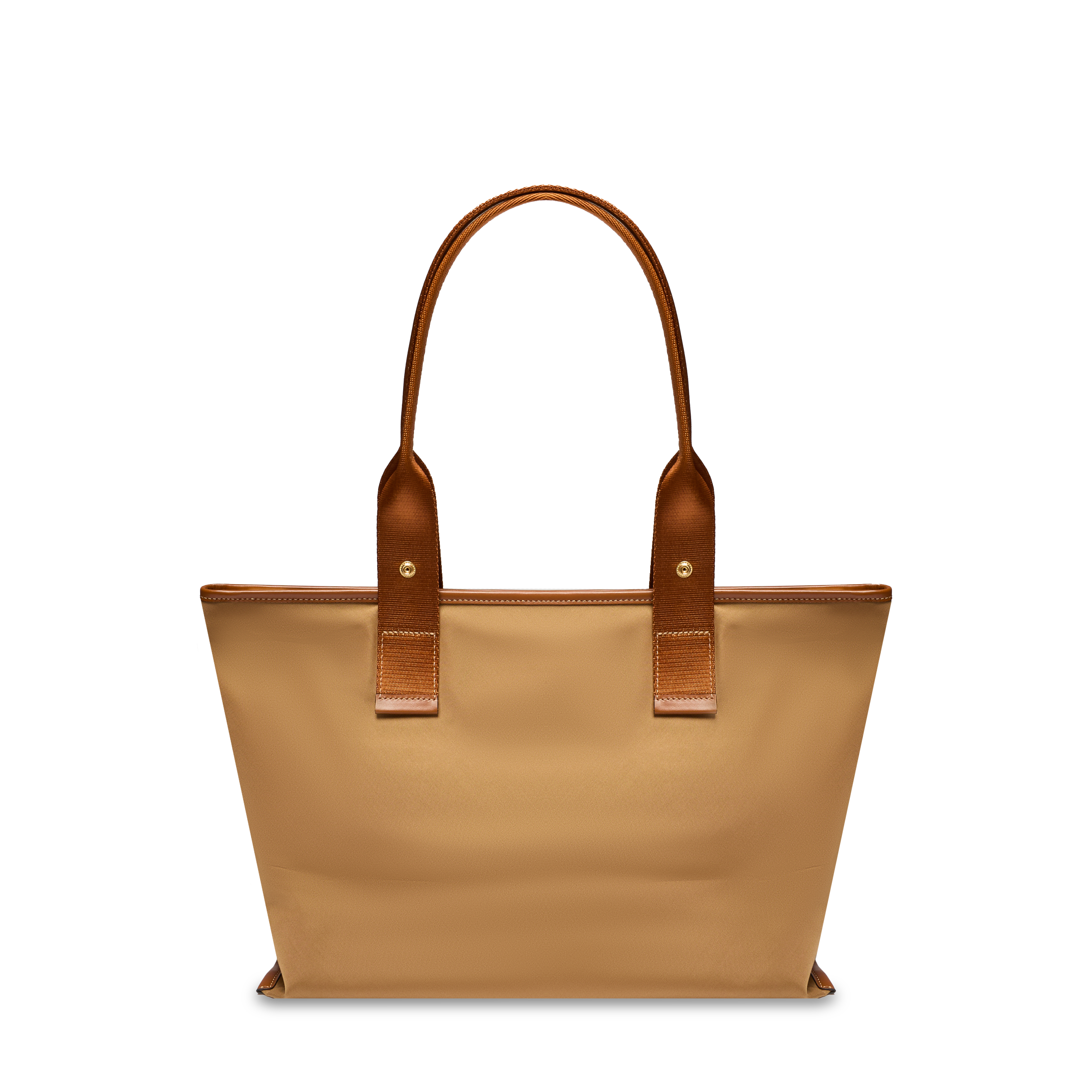Sac cabas zippé m mistral rollable de lancel en nylon LANCEL Beige