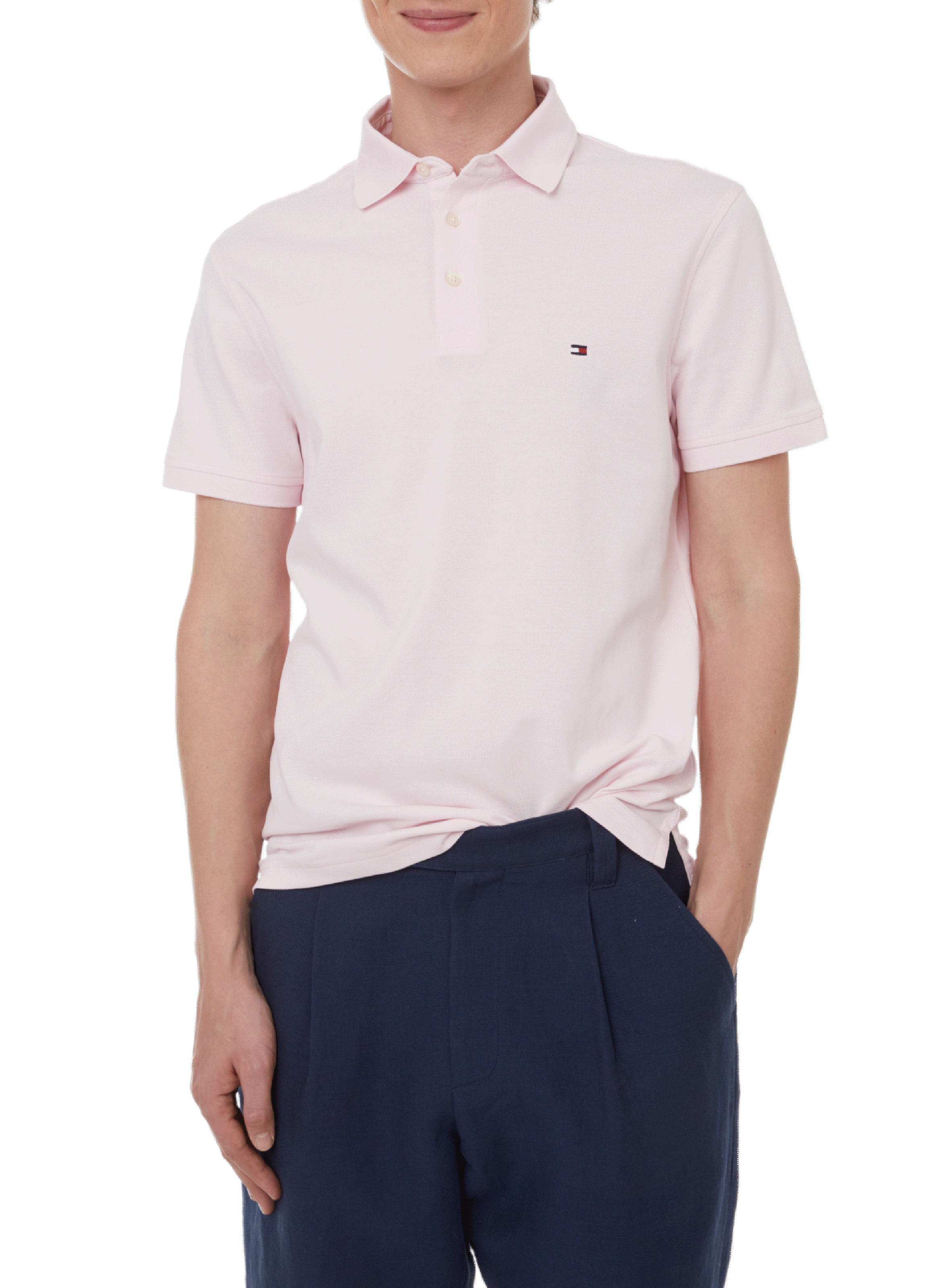 Short-sleeved polo shirt TOMMY HILFIGER Pink
