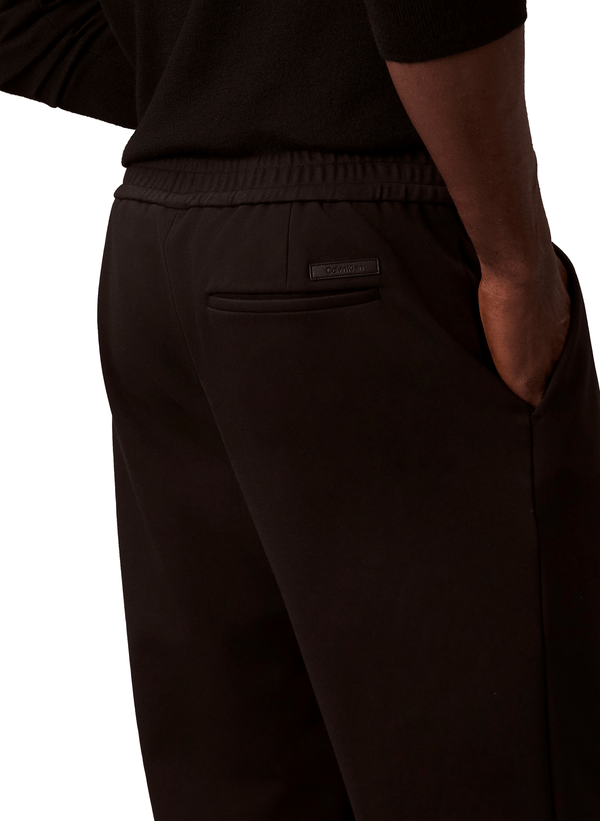 Pantalon cropped fuselé CALVIN KLEIN Noir