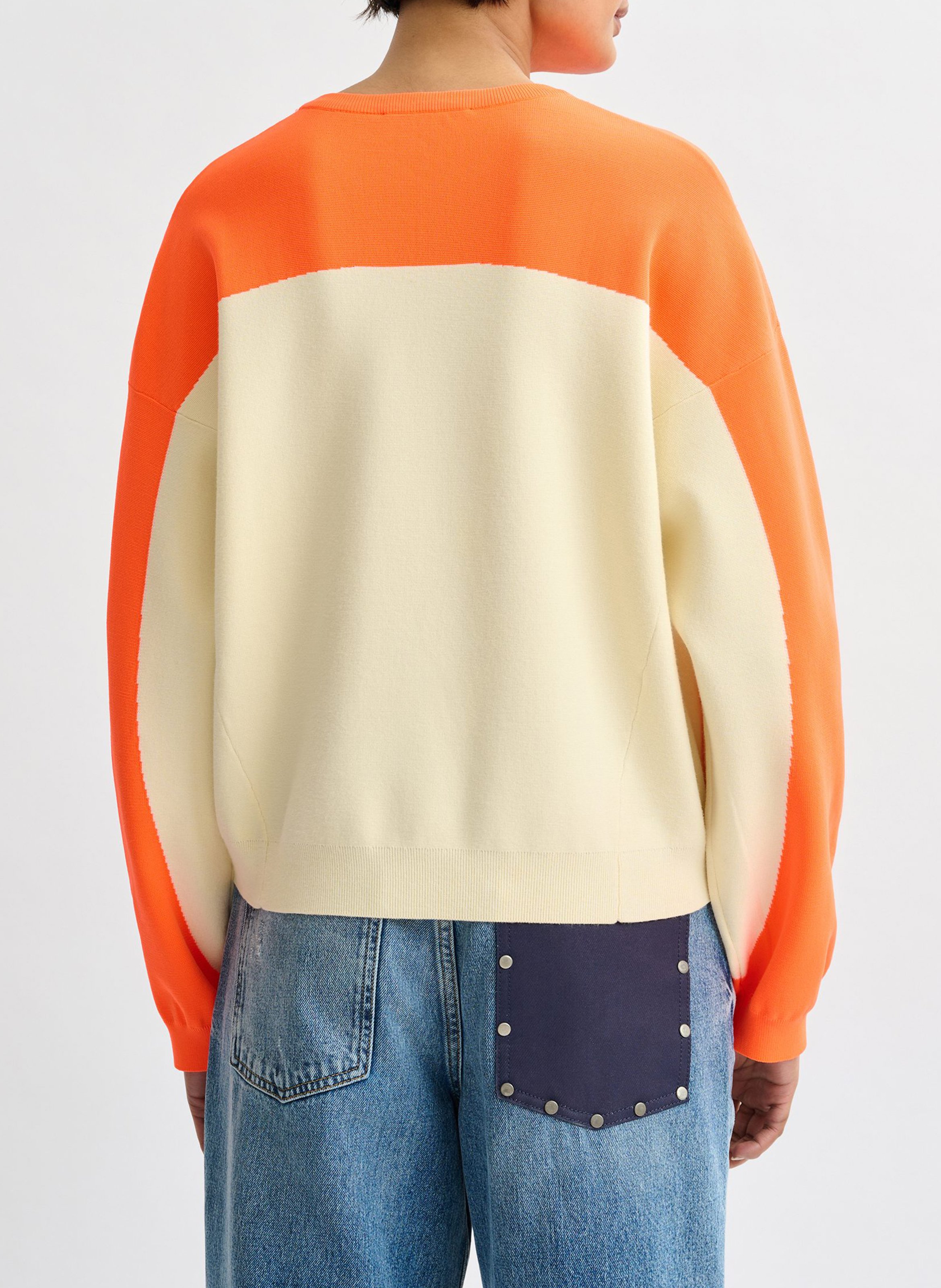 Pull col rond Joto ESSENTIEL ANTWERP Orange