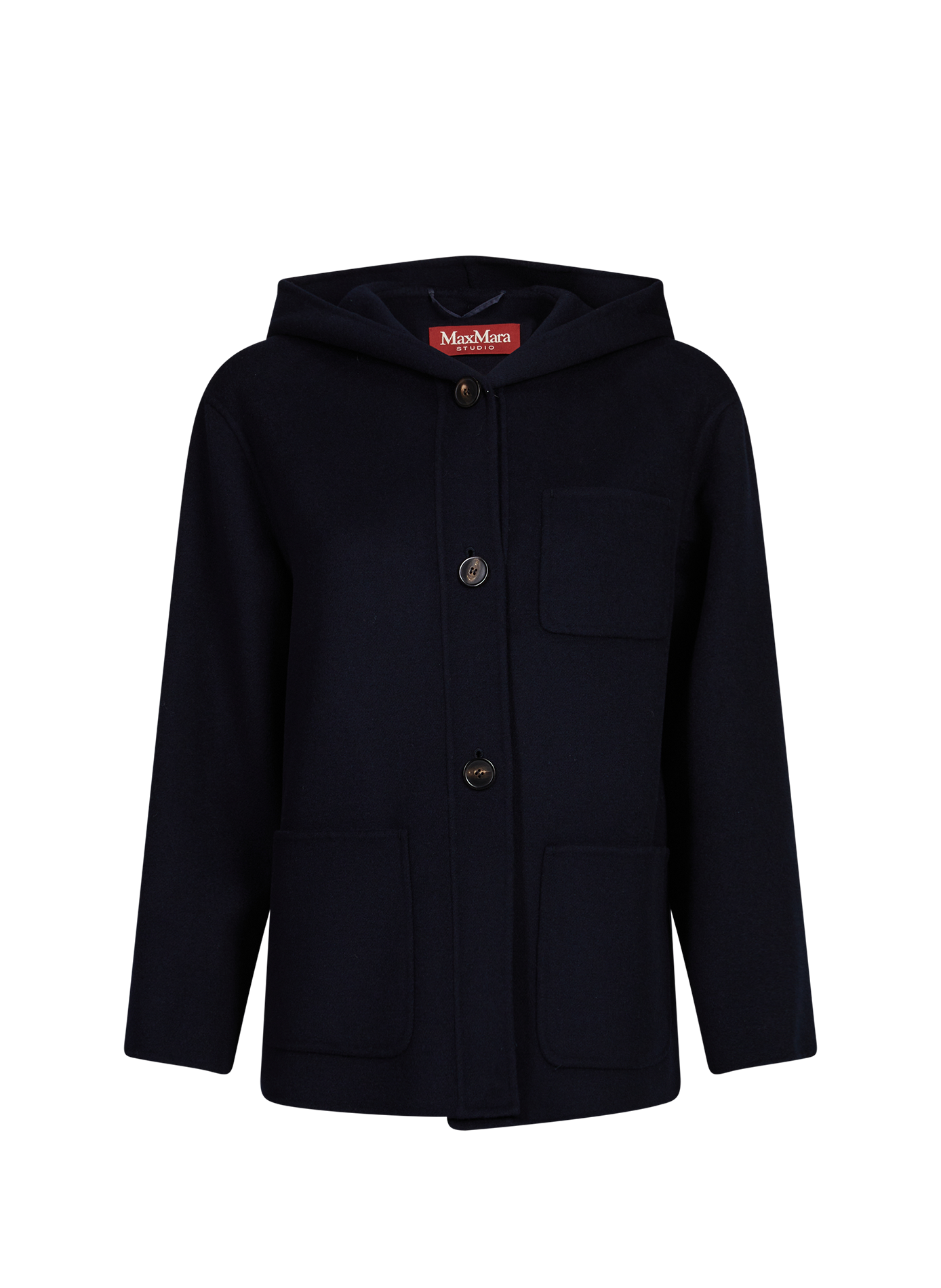 Wool and cashmere coat MAX MARA Blue