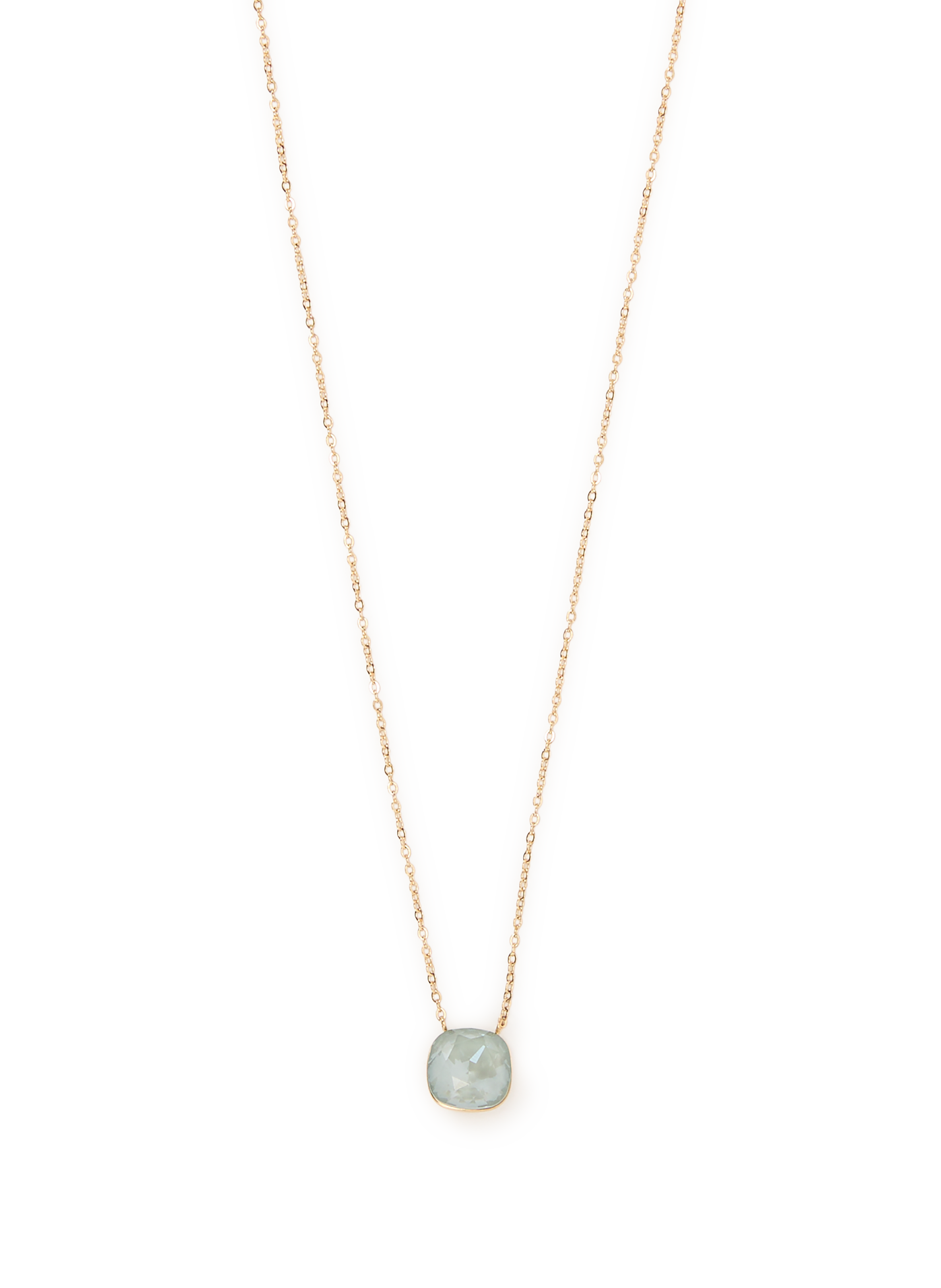 Collier pendentif cristal AU PRINTEMPS PARIS Bleu