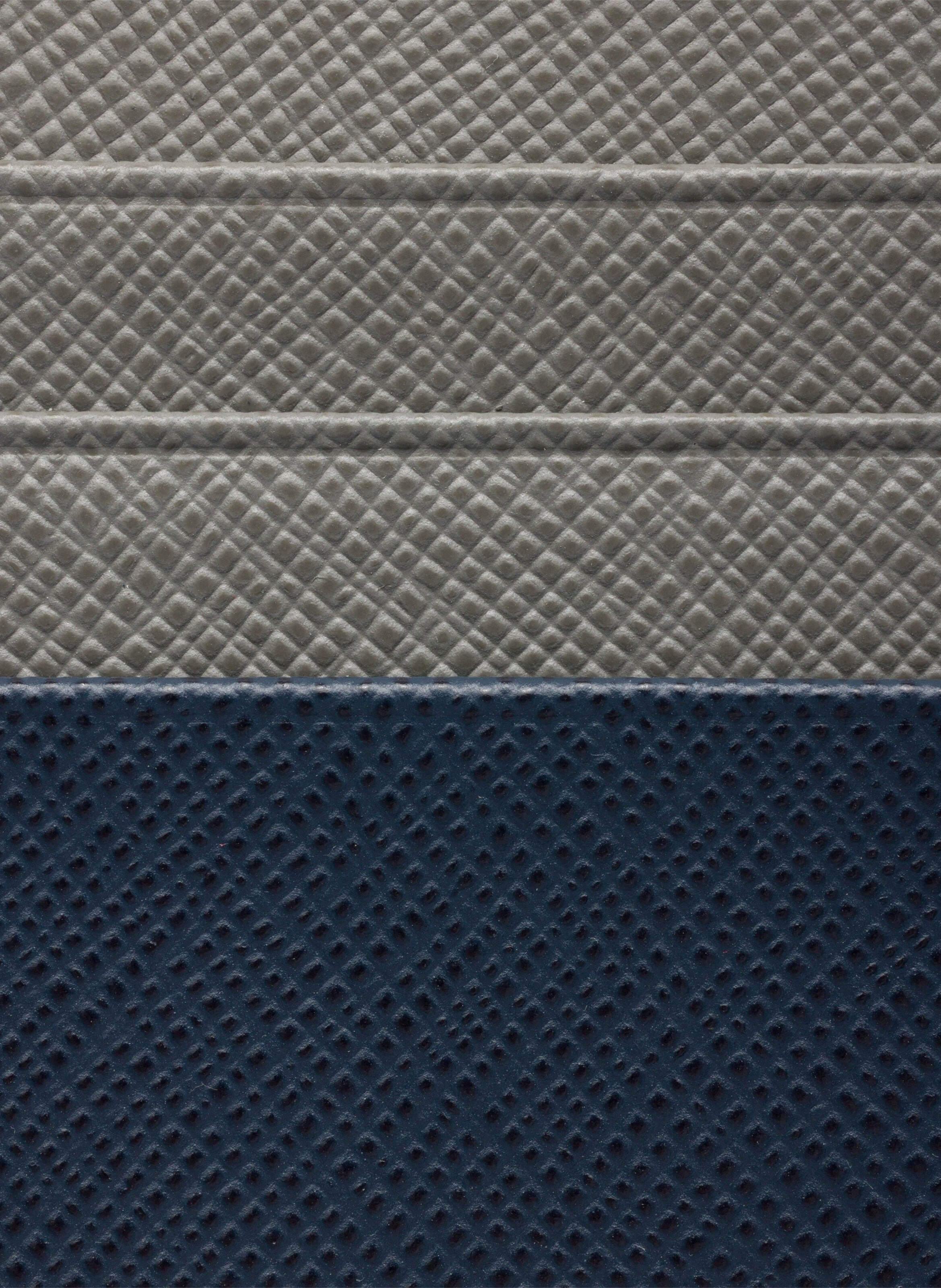 Porte-cartes en cuir saffiano PRADA Bleu