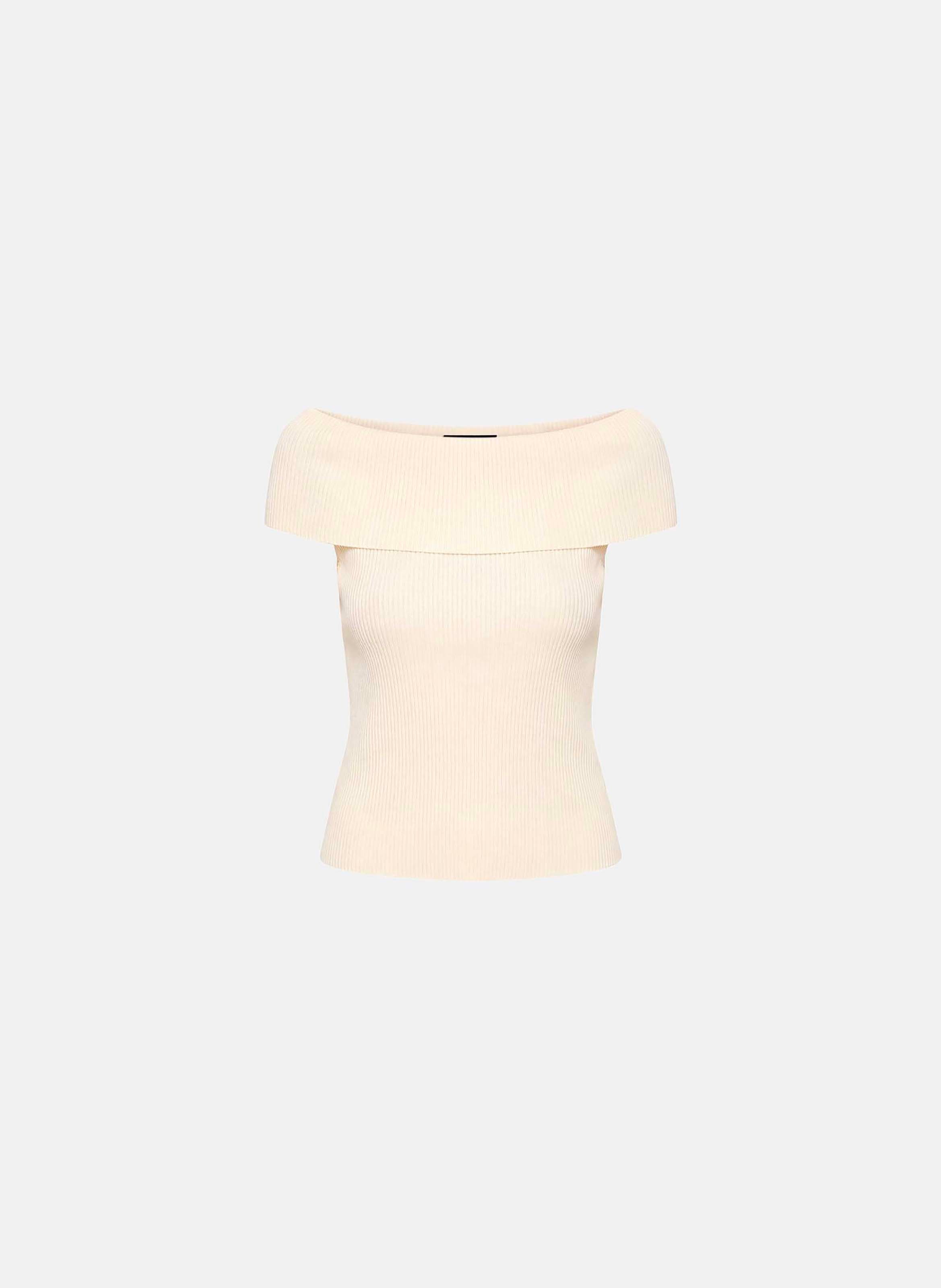 T-shirt twist TARA JARMON Blanc