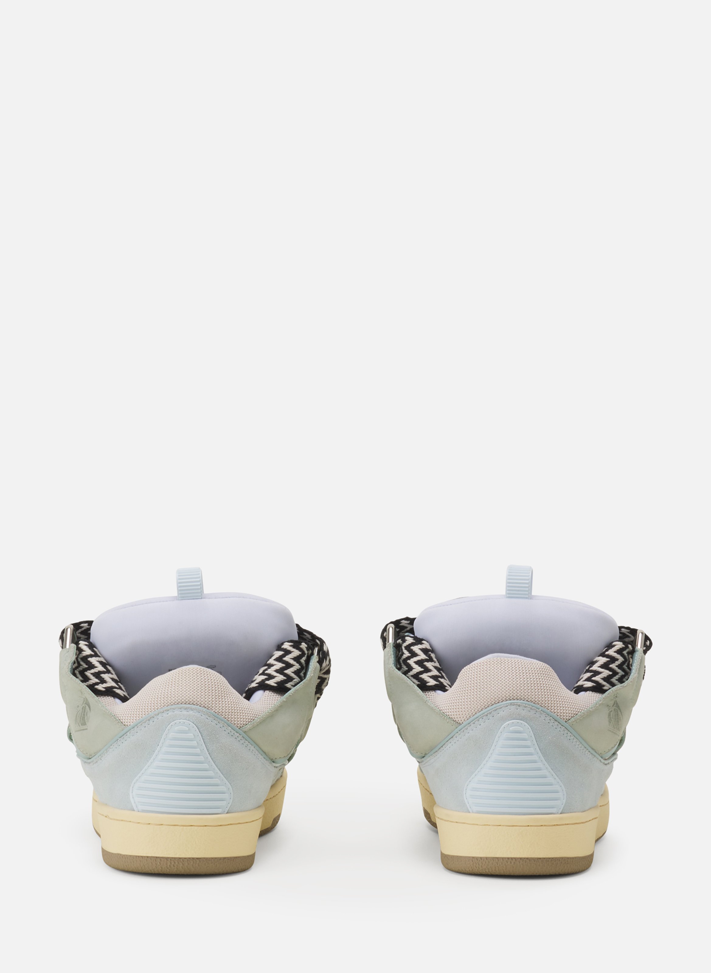 Sneakers curb en cuir LANVIN Bleu