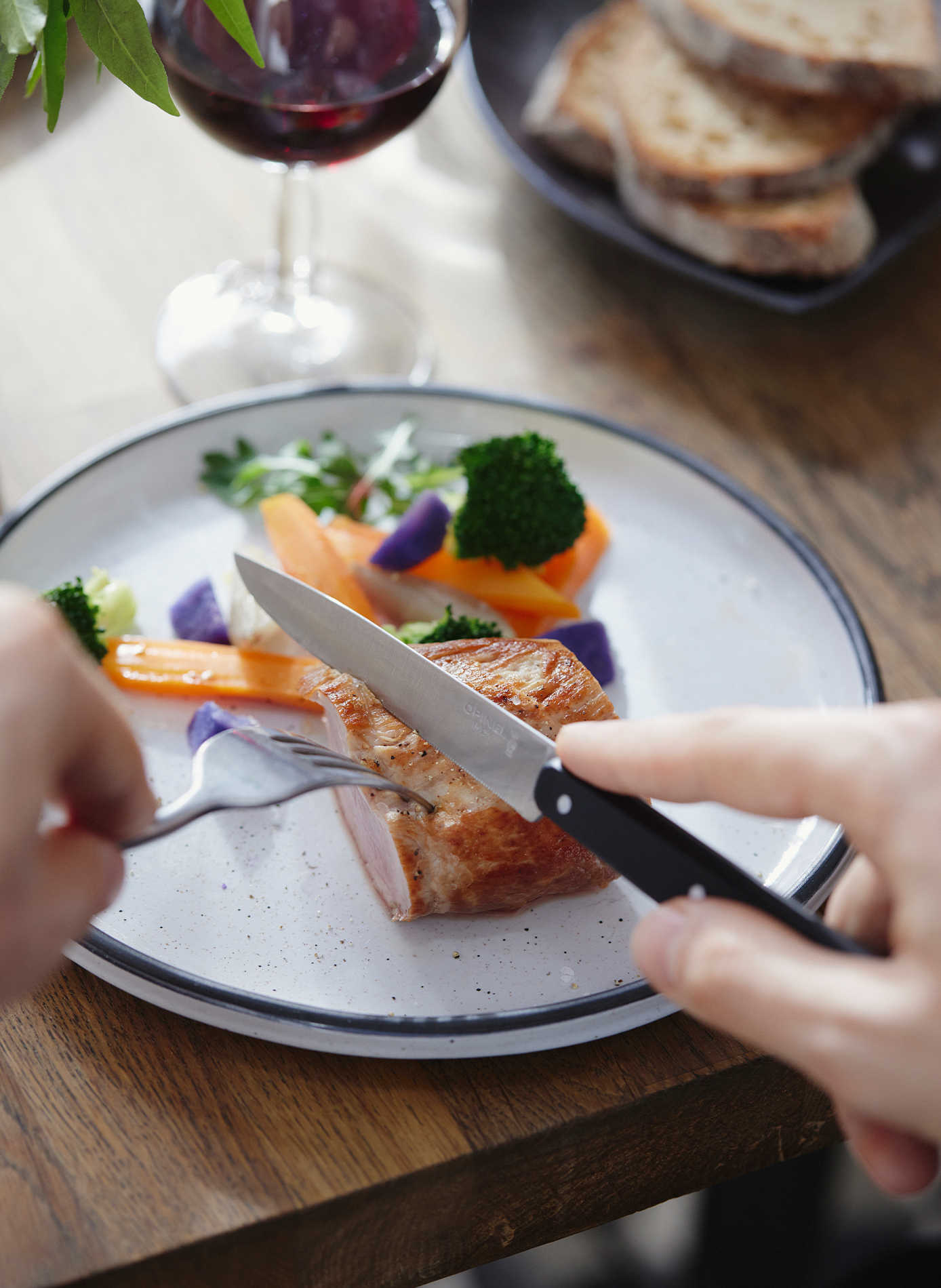 Coffret de 4 couteaux Bon Appétit OPINEL Noir